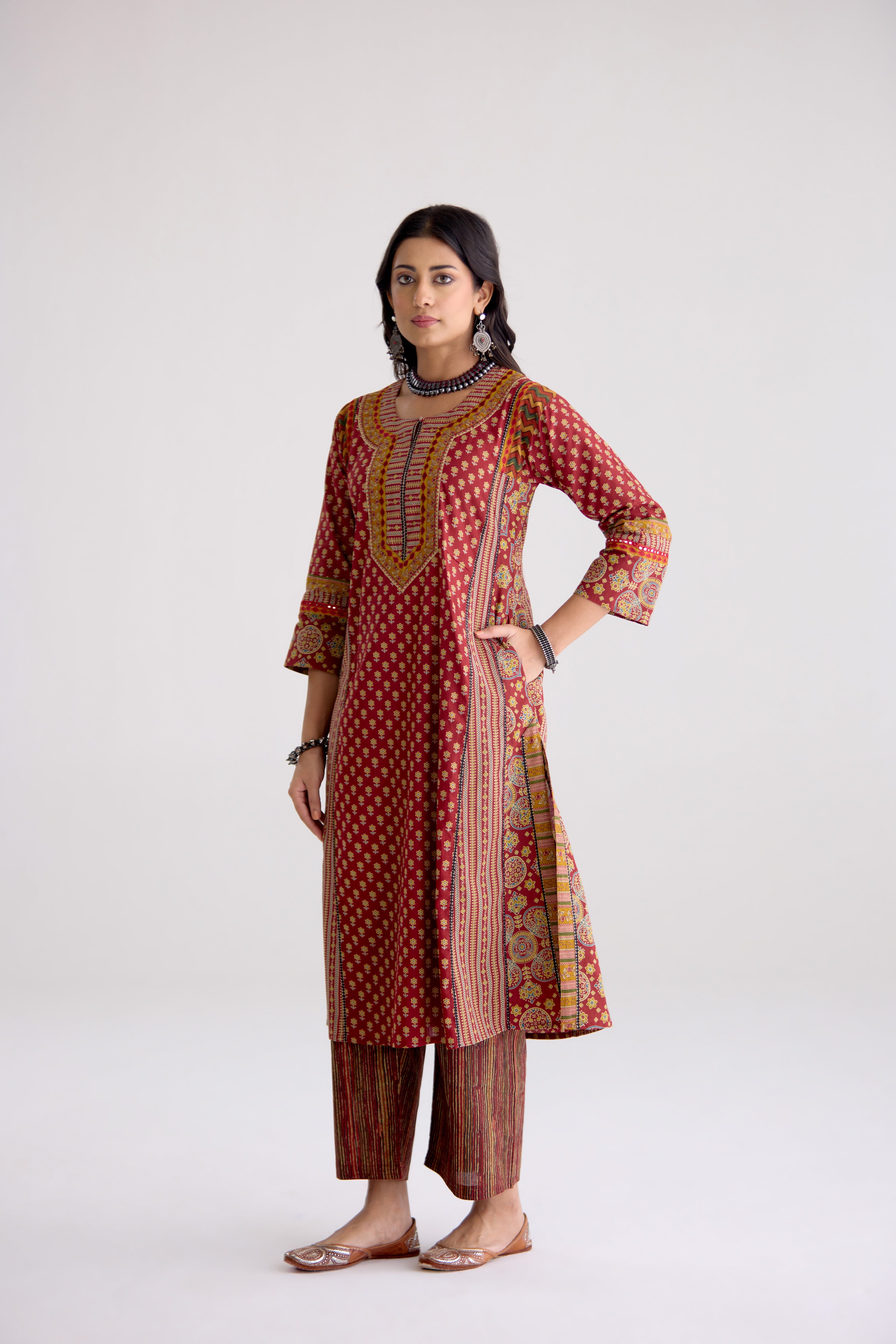 Rozana Pant Maroon (10104488460587)