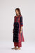 Rozana Cotton Ajrakh Printed Kurta Black (10104282579243)