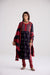 Rozana Cotton Ajrakh Printed Kurta Black (10104282579243)