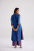 Adya Cotton Embroidered Ajrakh Printed Kurta Blue (10105485066539)
