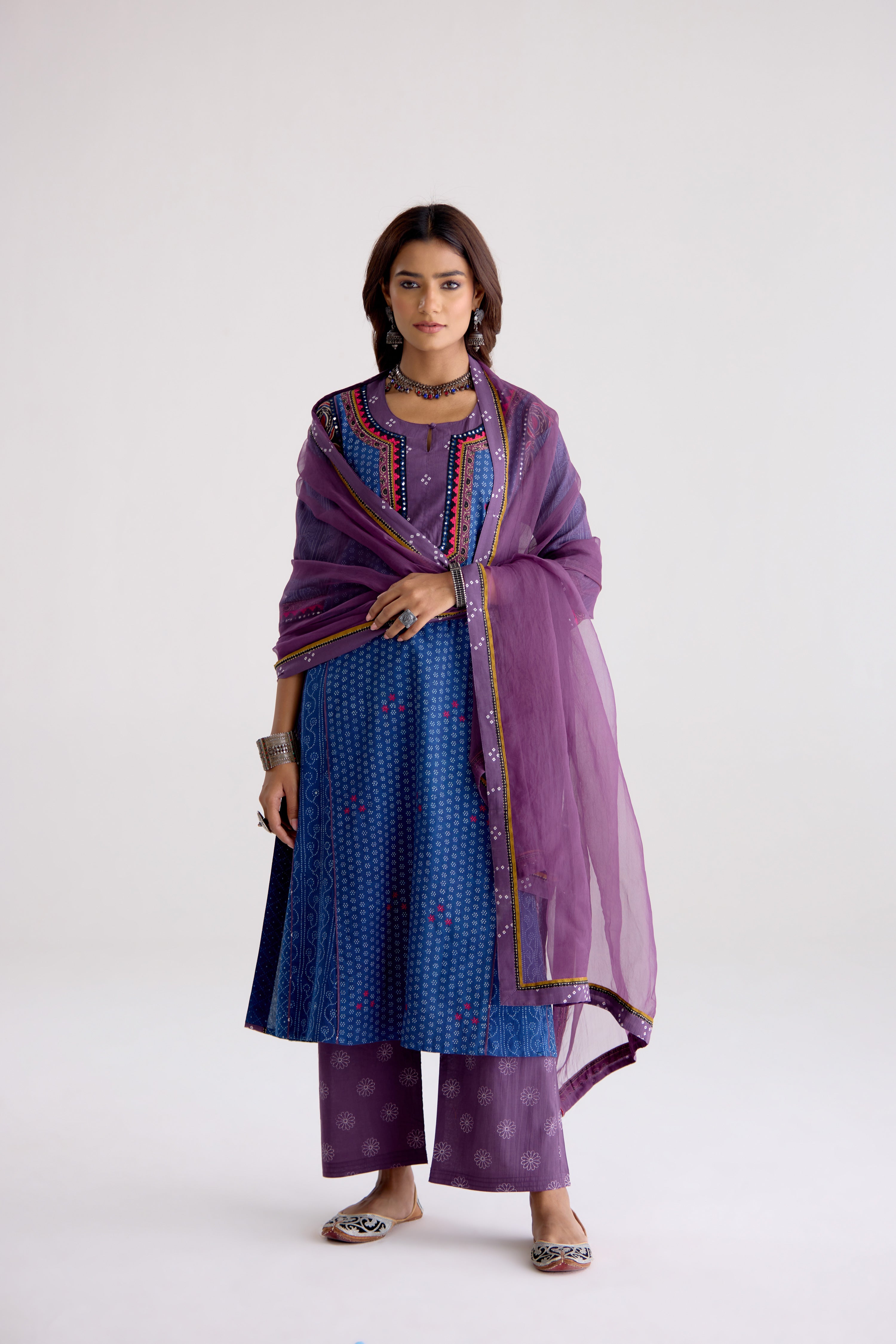 Medh Dupatta Mauve (10105491816747)
