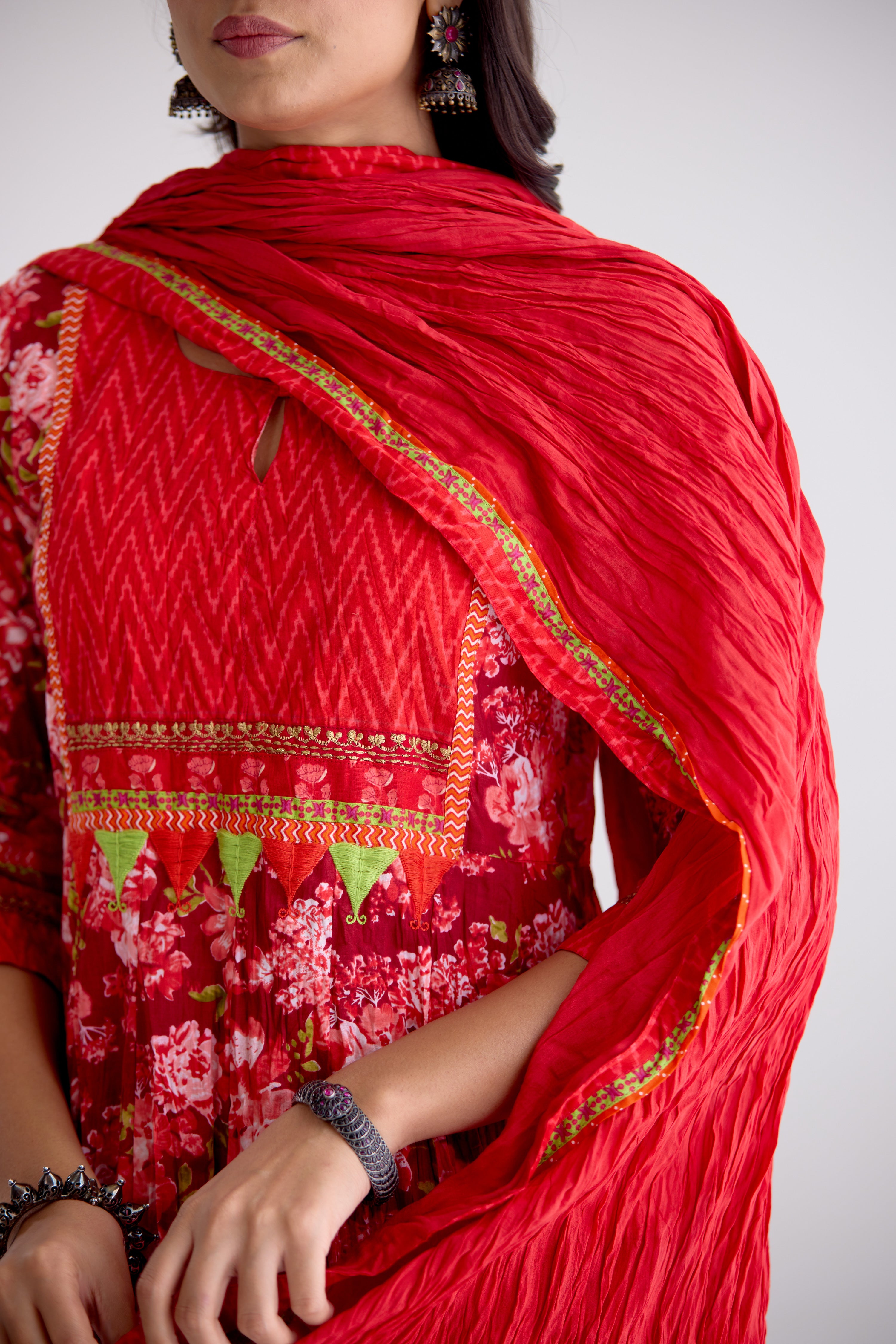 Rozana Dupatta Red (10105502892331)