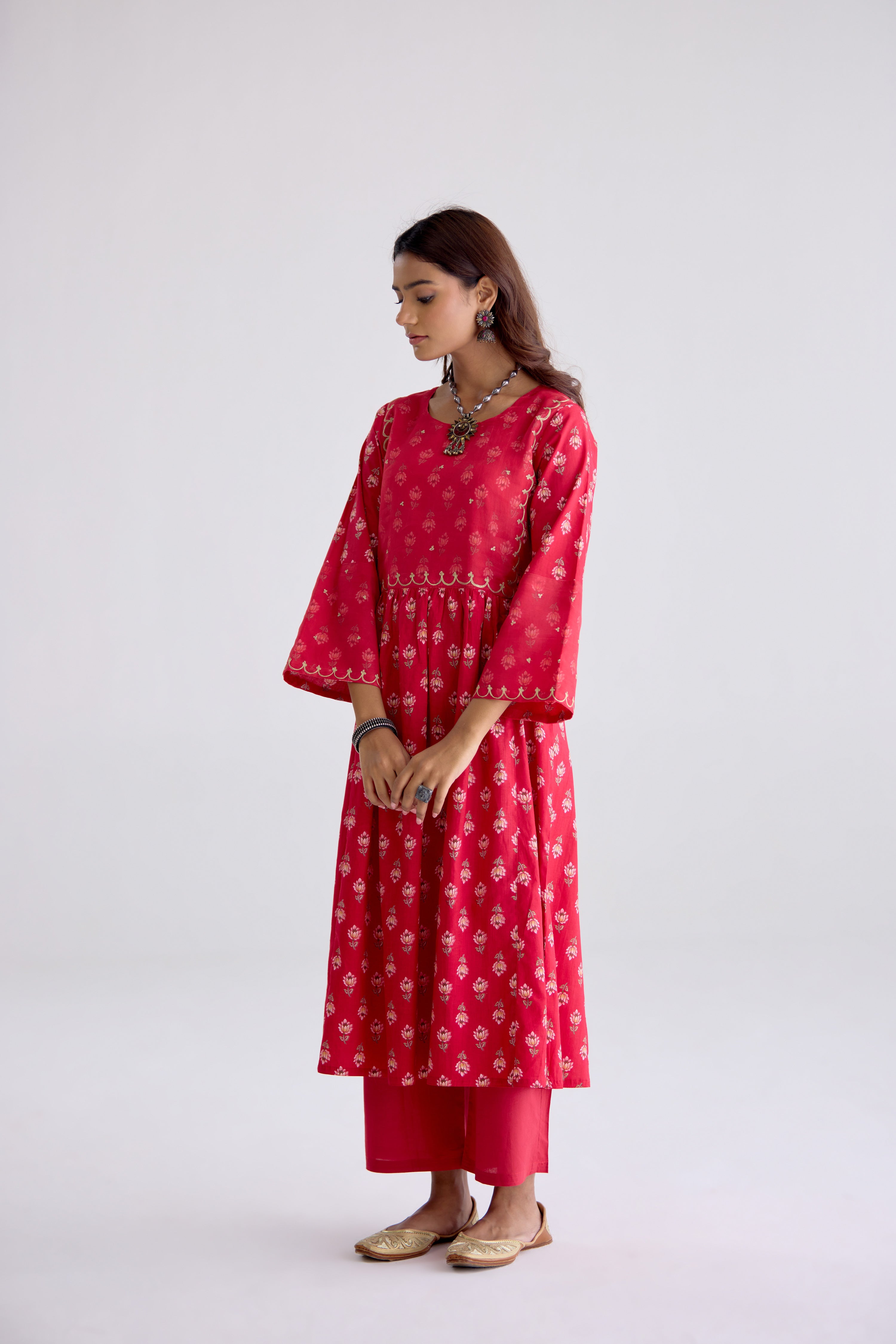 Siddhi Co-ord Set Hot Pink (10106339918123)