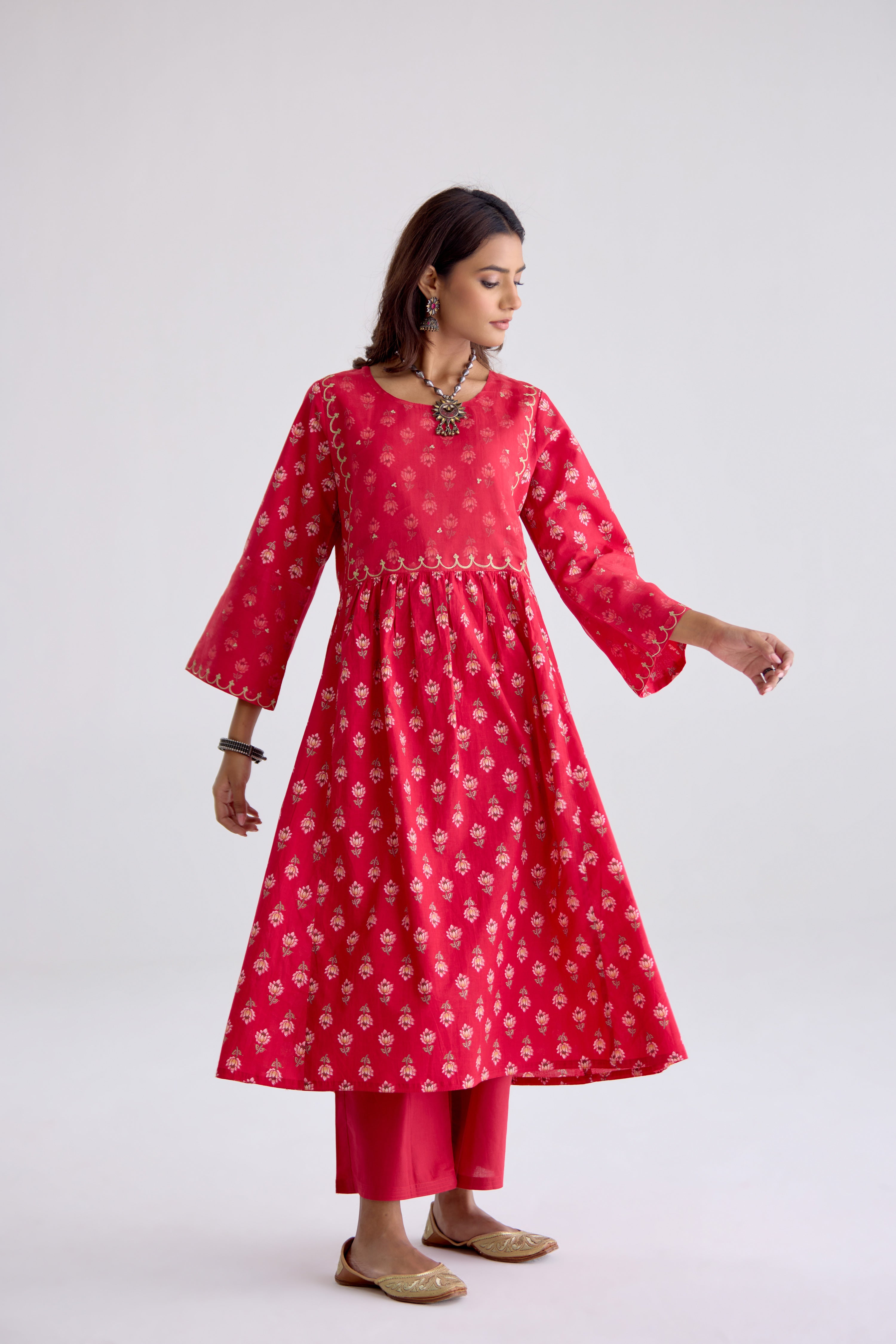 Siddhi Co-ord Set Hot Pink (10106339918123)