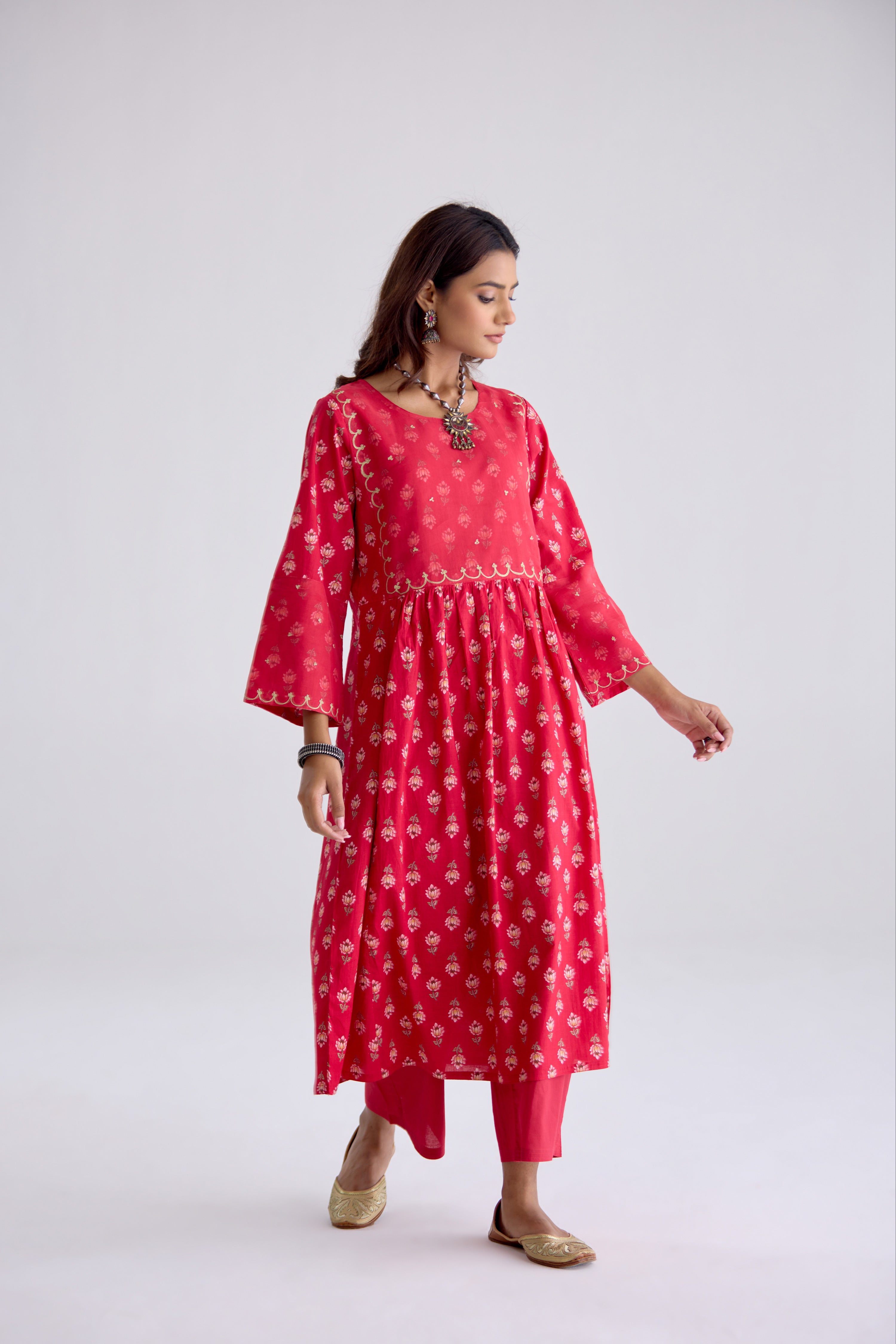 Siddhi Co-ord Set Hot Pink (10106339918123)