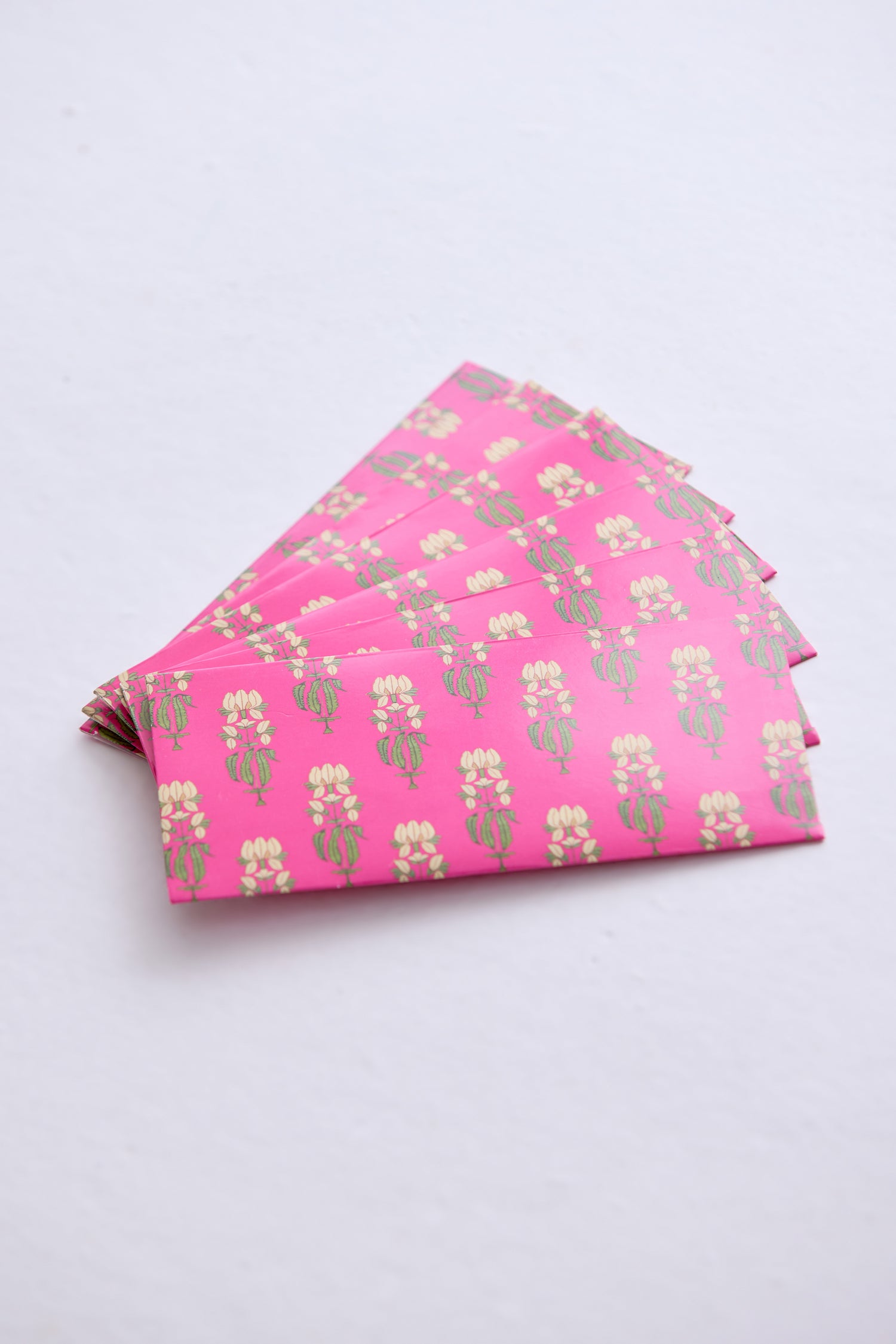 Boota Printed Envelopes Pink (Set of 5) (10109492363563)