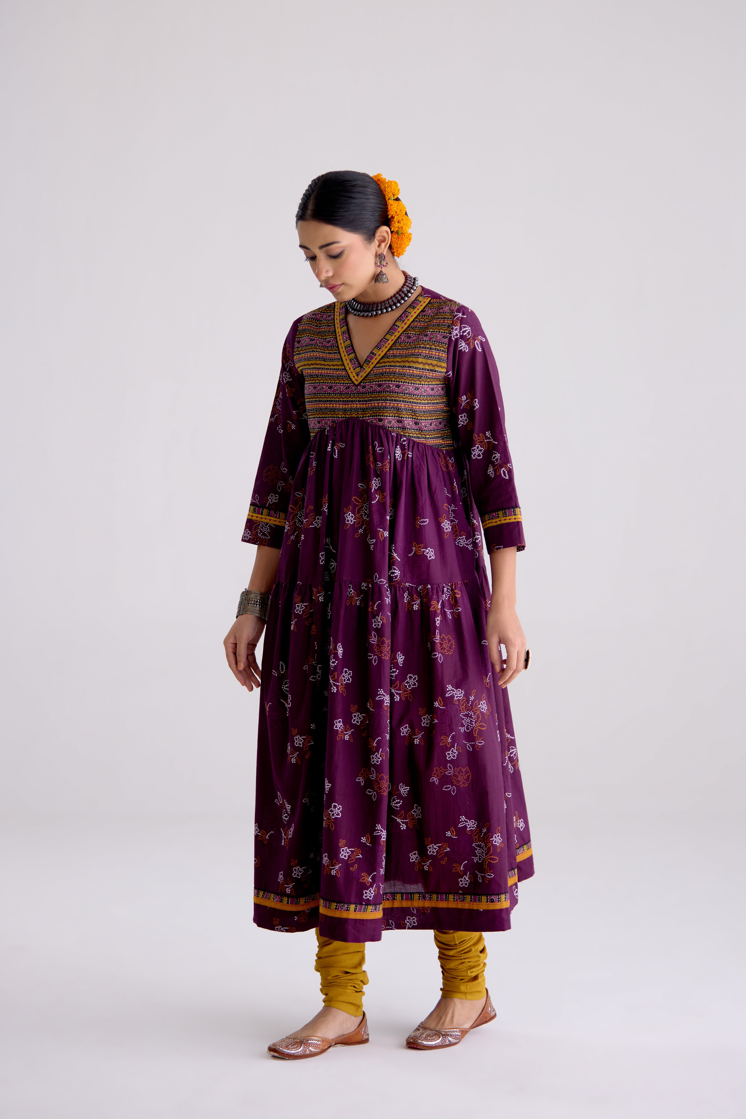 Kairi Churidar Mustard (10106092421419)