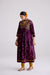 Kairi Cotton Printed Embroidered Kurta Purple (10106087768363)