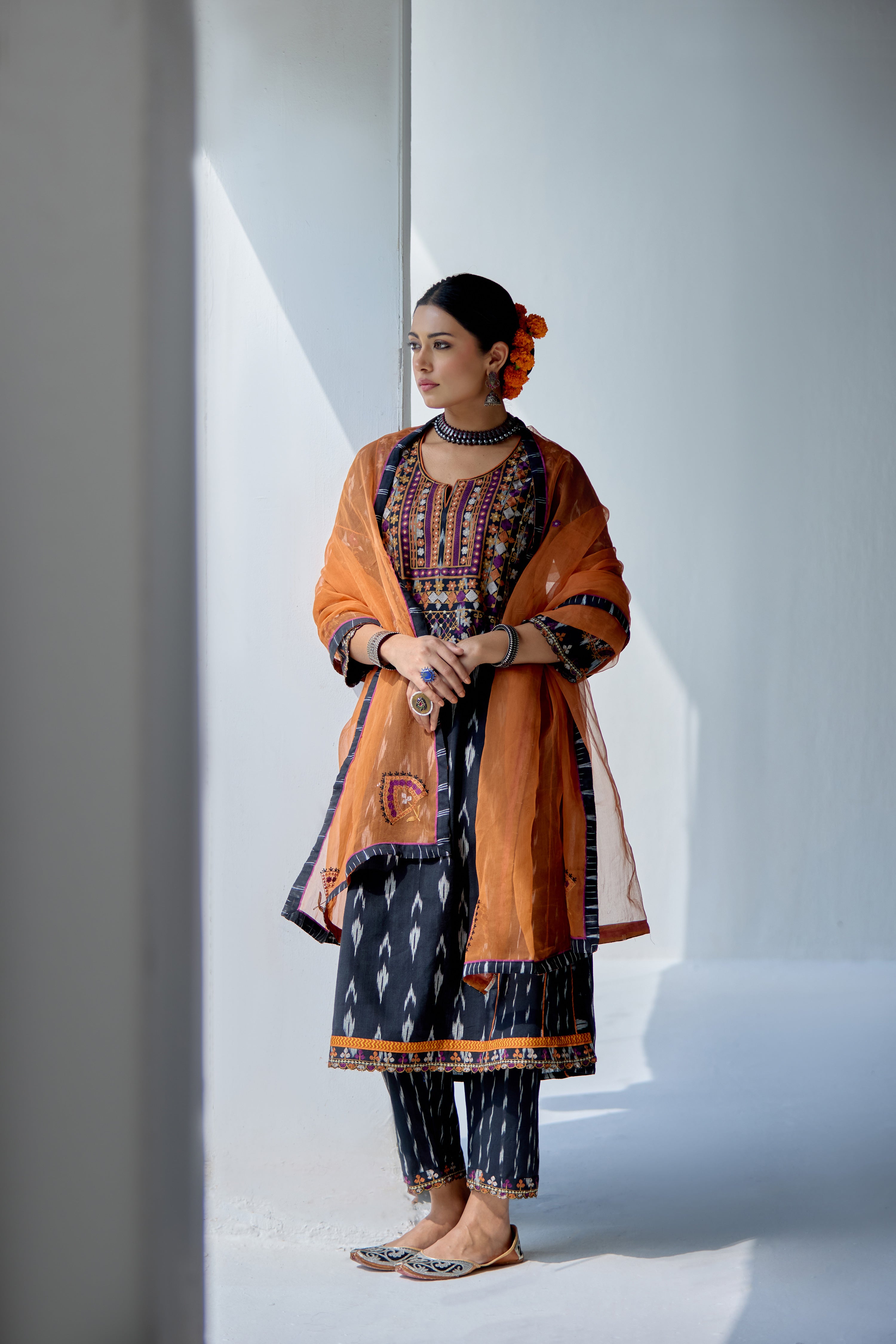 Madhu Dupatta Rust (10105667256619)