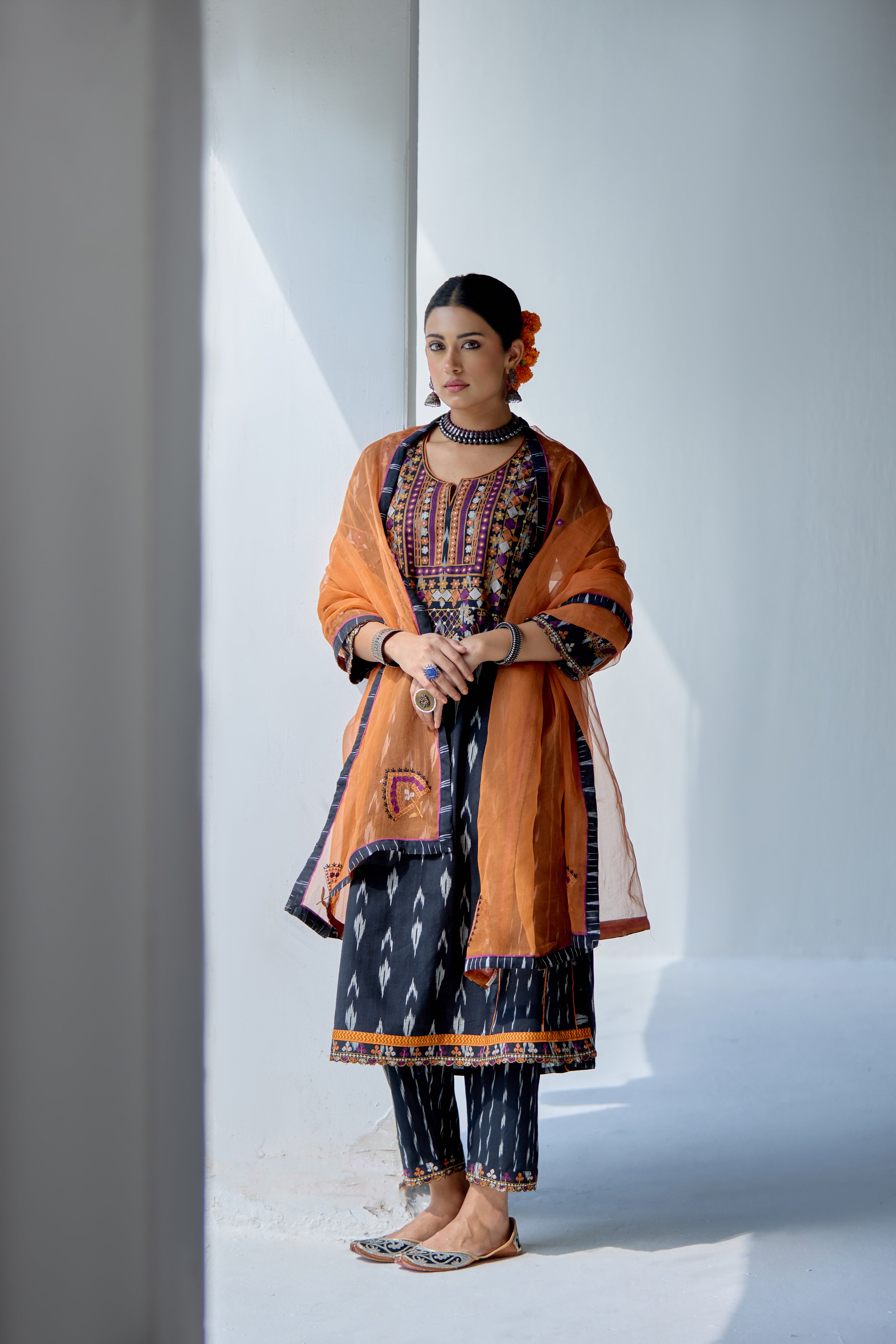 Madhu Dupatta Rust (10105667256619)