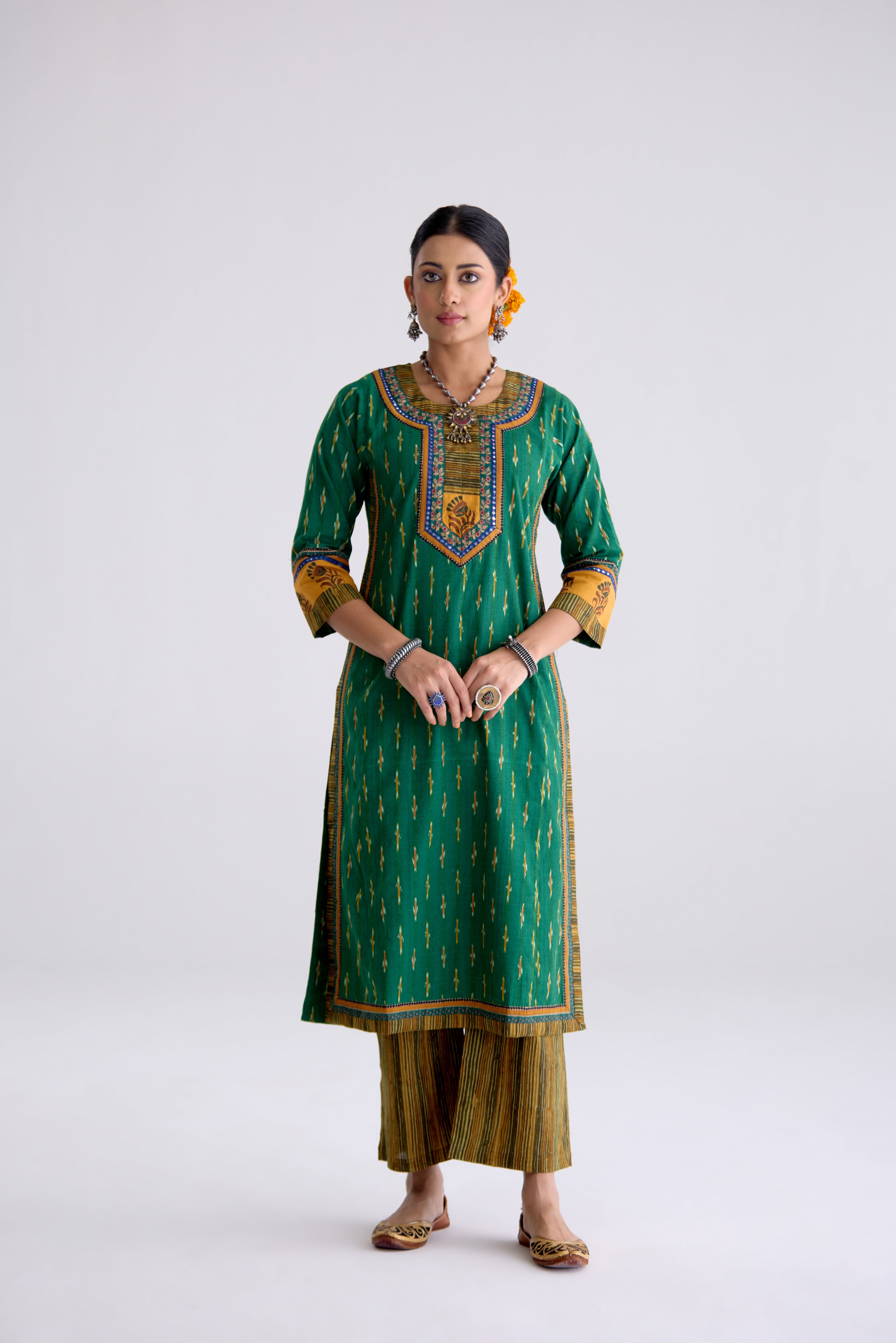Rozana Pant Green Mustard (10104448581931)