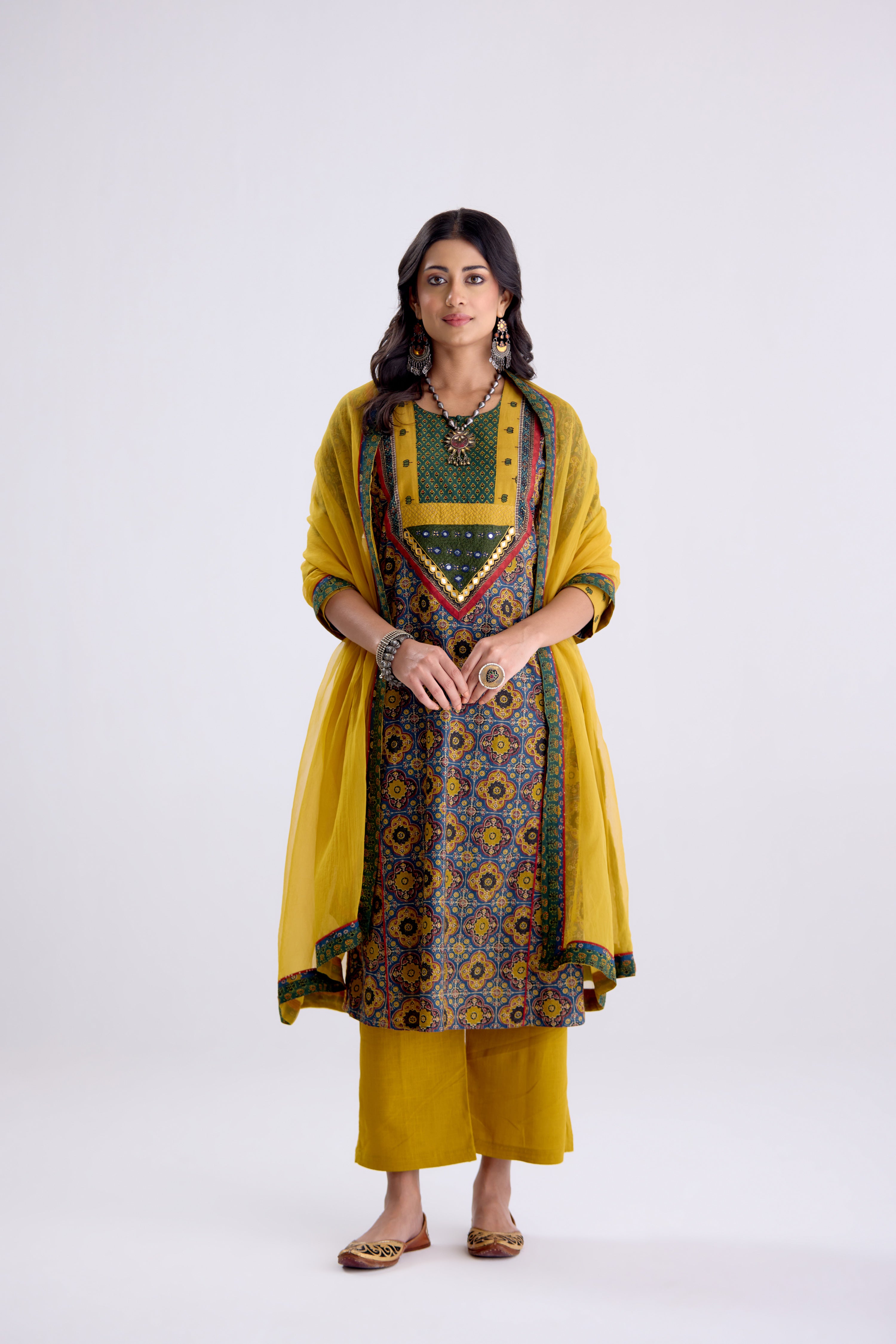 Medh Dupatta Mustard (10104260919595)