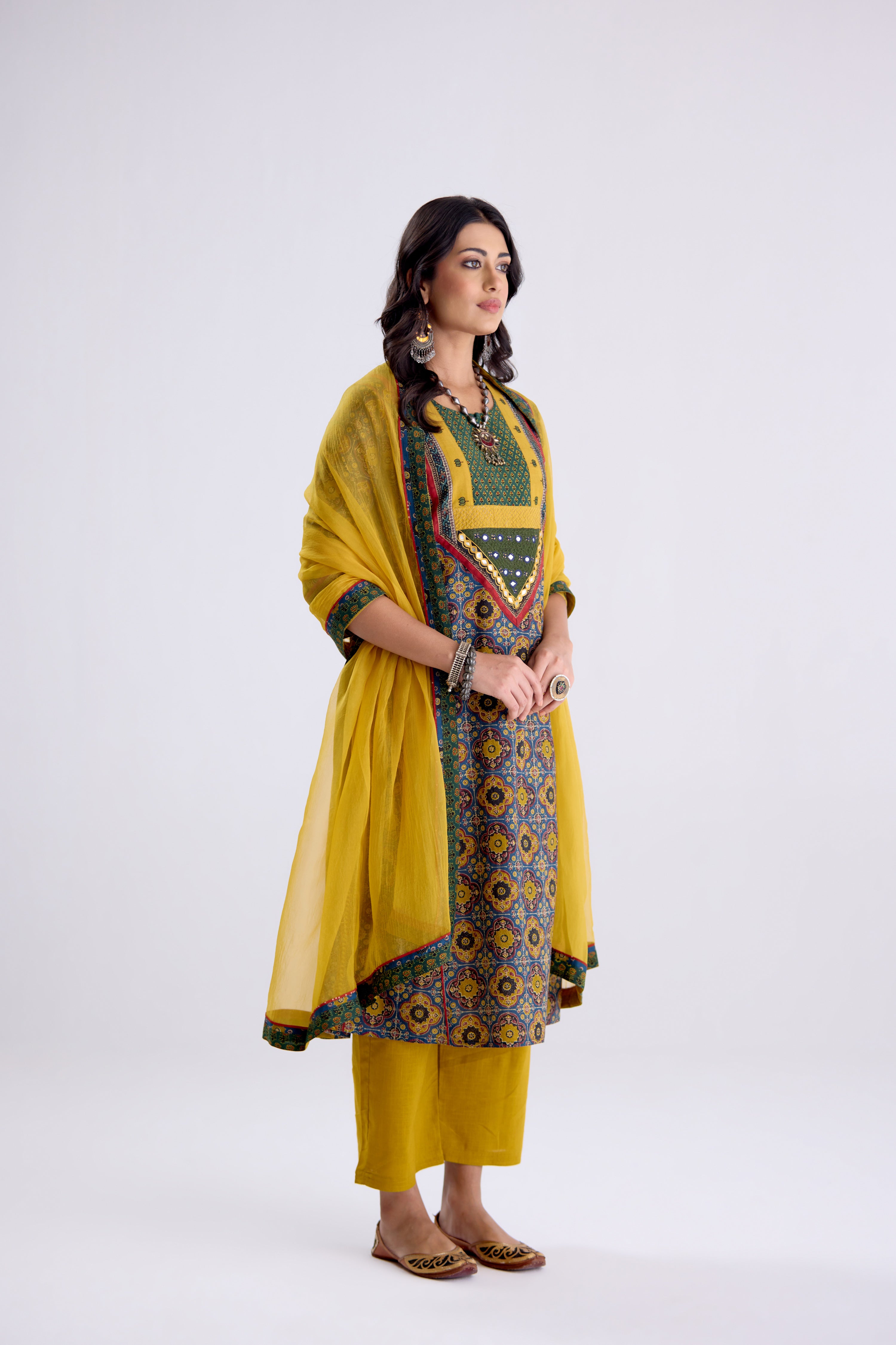 Medh Dupatta Mustard (10104260919595)