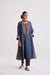 Tulsi Modal Silk Embroidered Kurta Blue Grey (10105575964971)