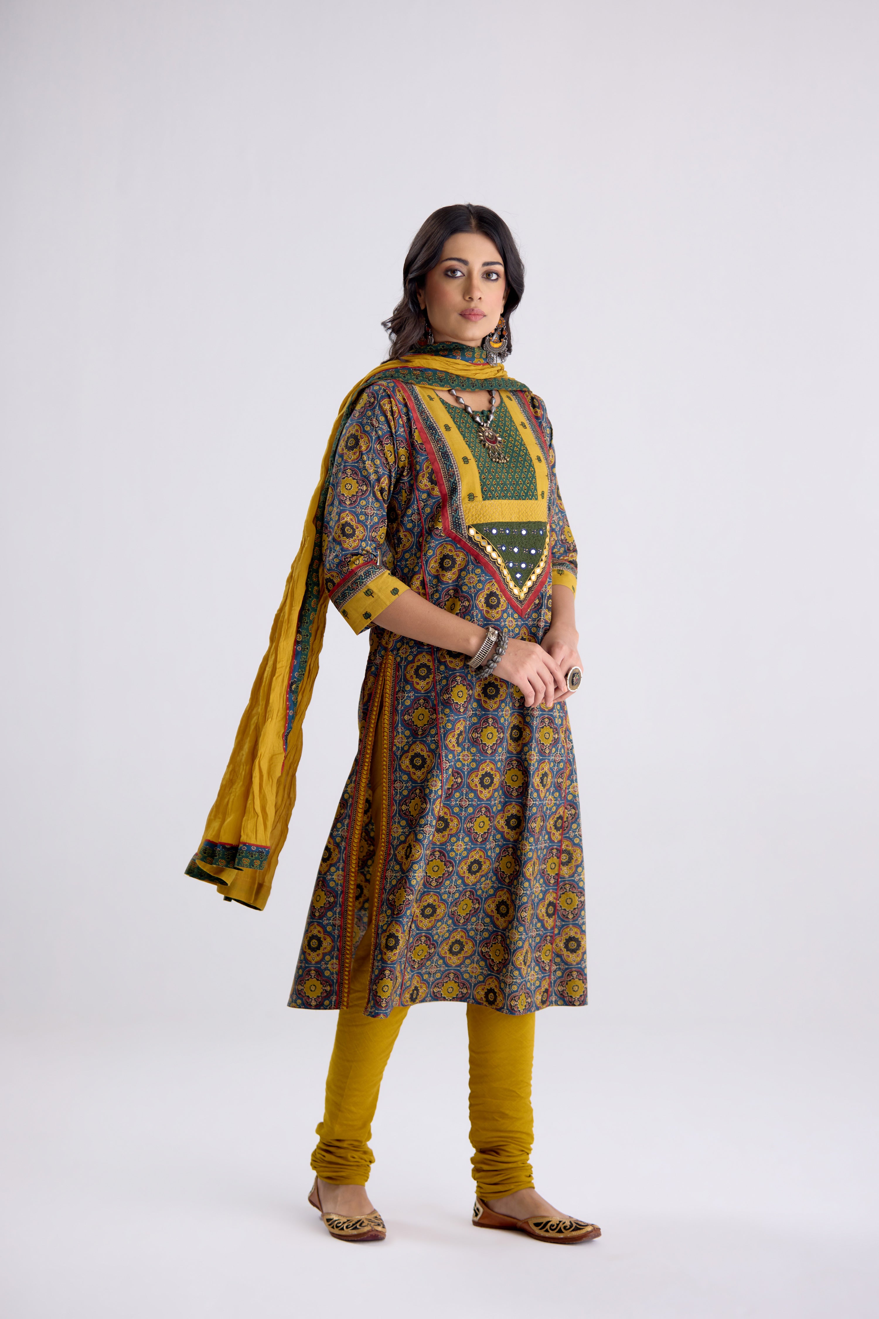 Rozana Dupatta Mustard (10104261378347)