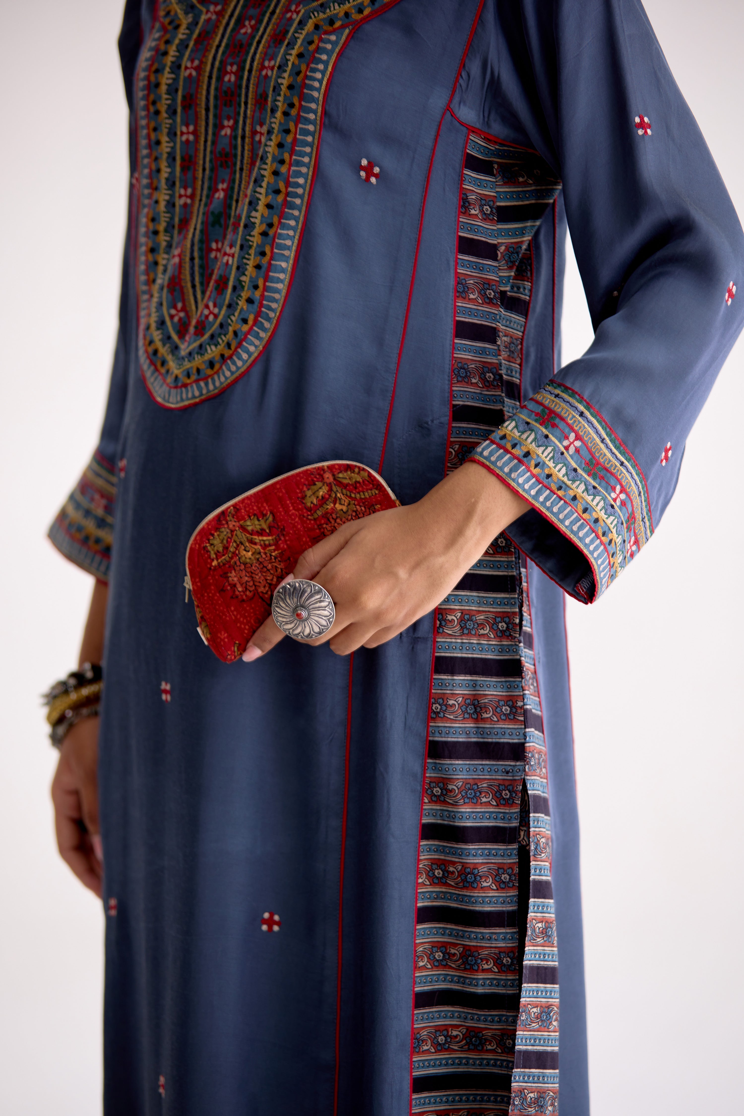 Coin Pouch Printed Maroon (10107019854123)