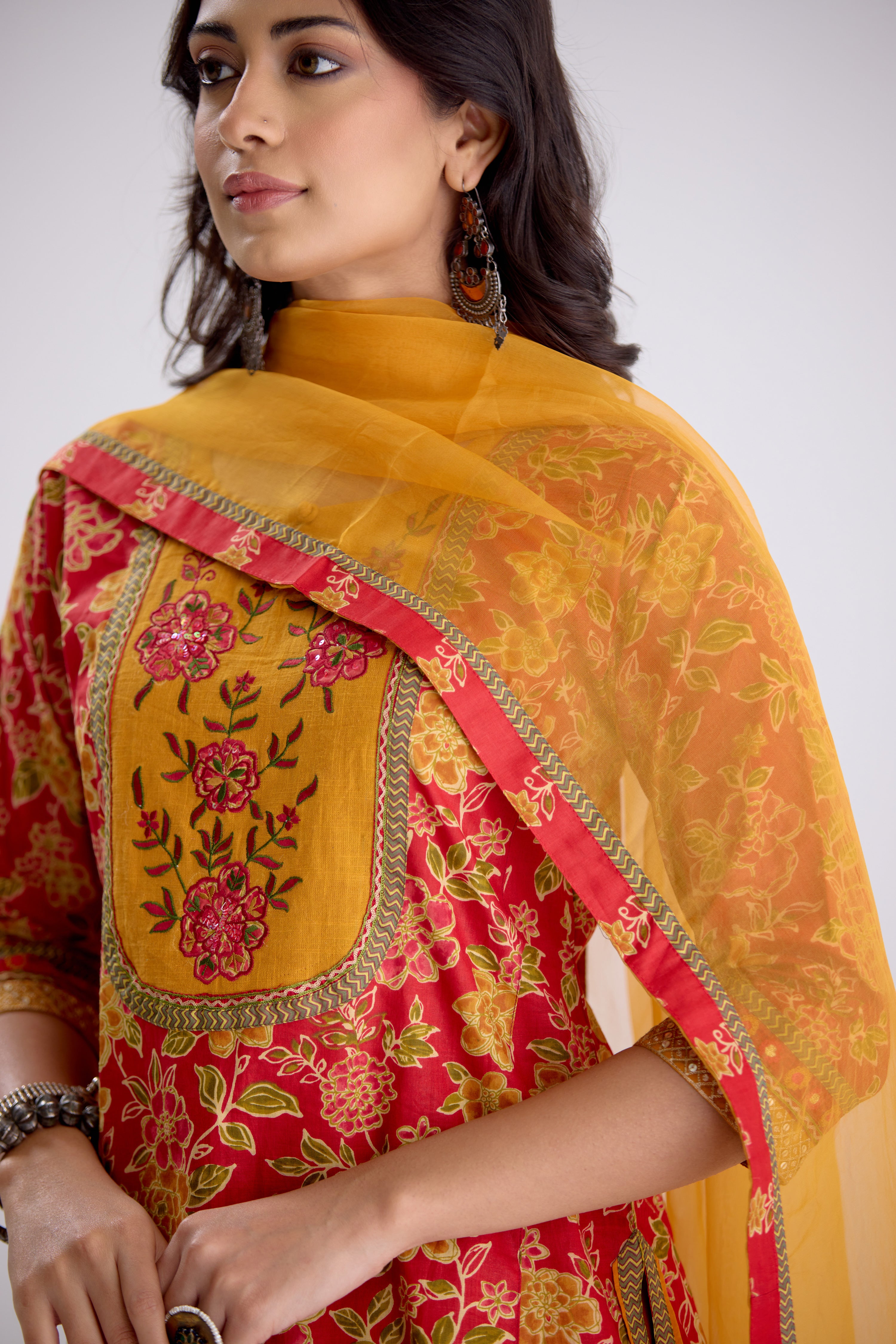 Medh Dupatta Mustard (10107014447403)