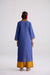 Tulsi Cotton Slub Embroidered Kurta Blue
