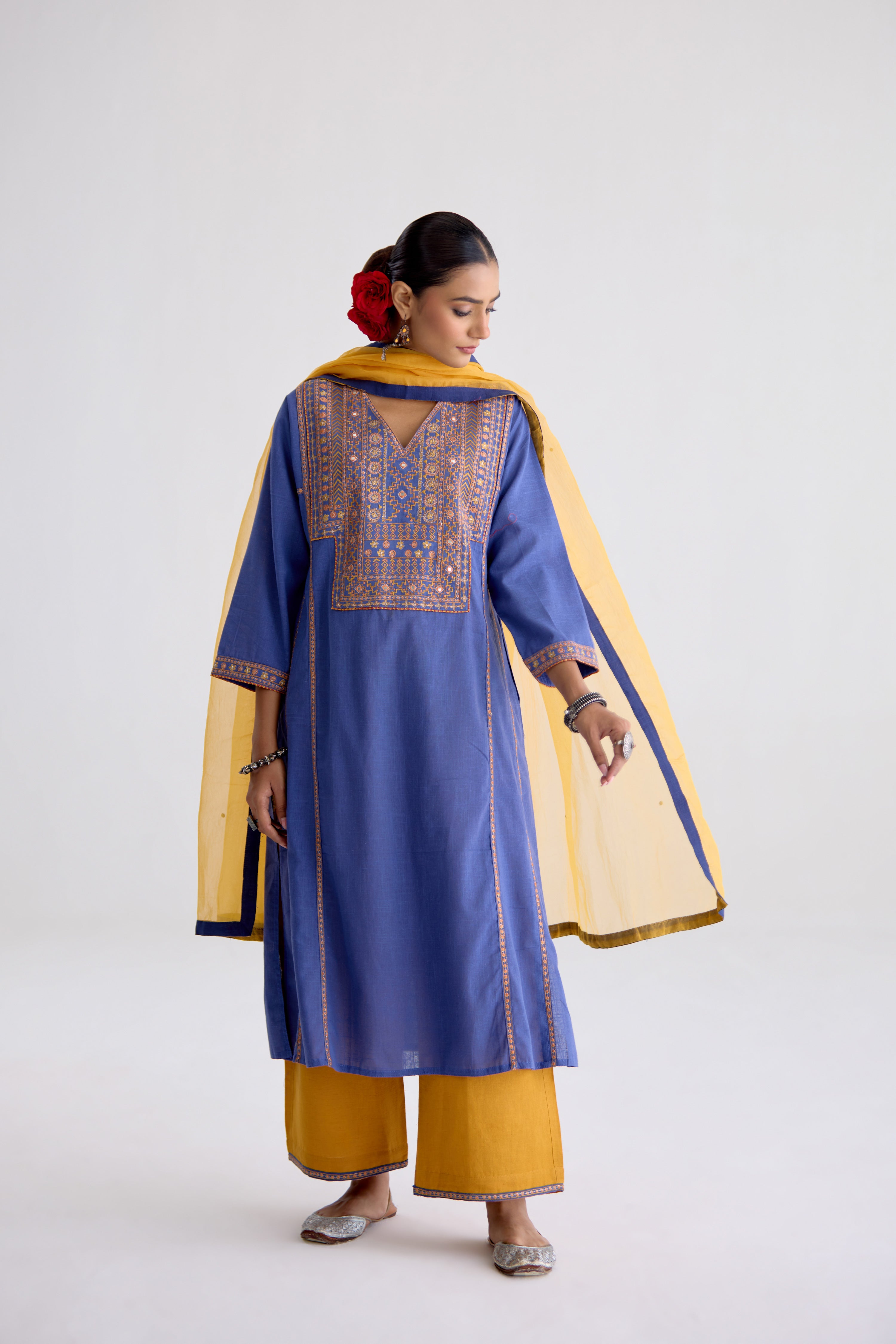 Tulsi Dupatta Mustard (10105523503403)