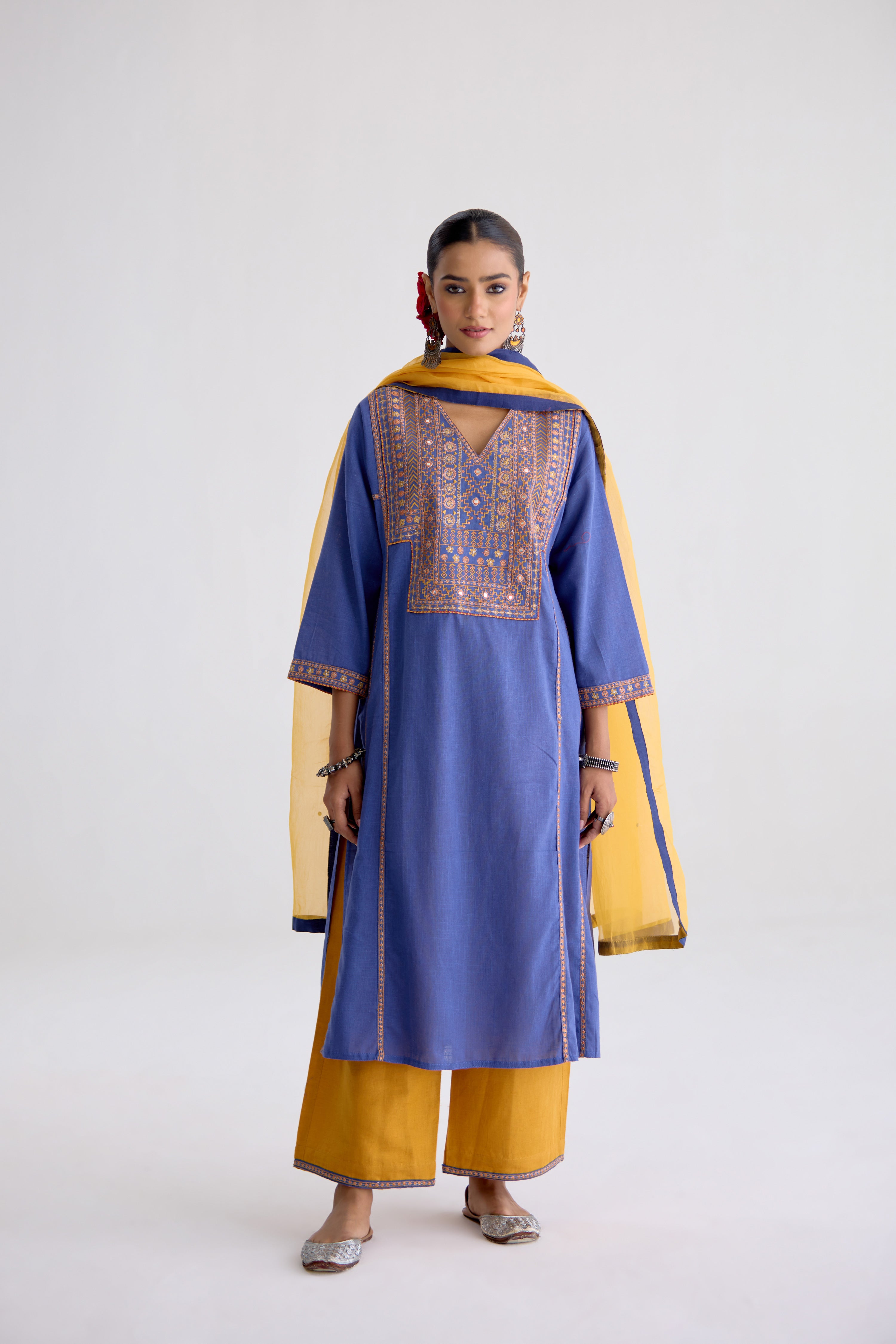 Tulsi Dupatta Mustard (10105523503403)
