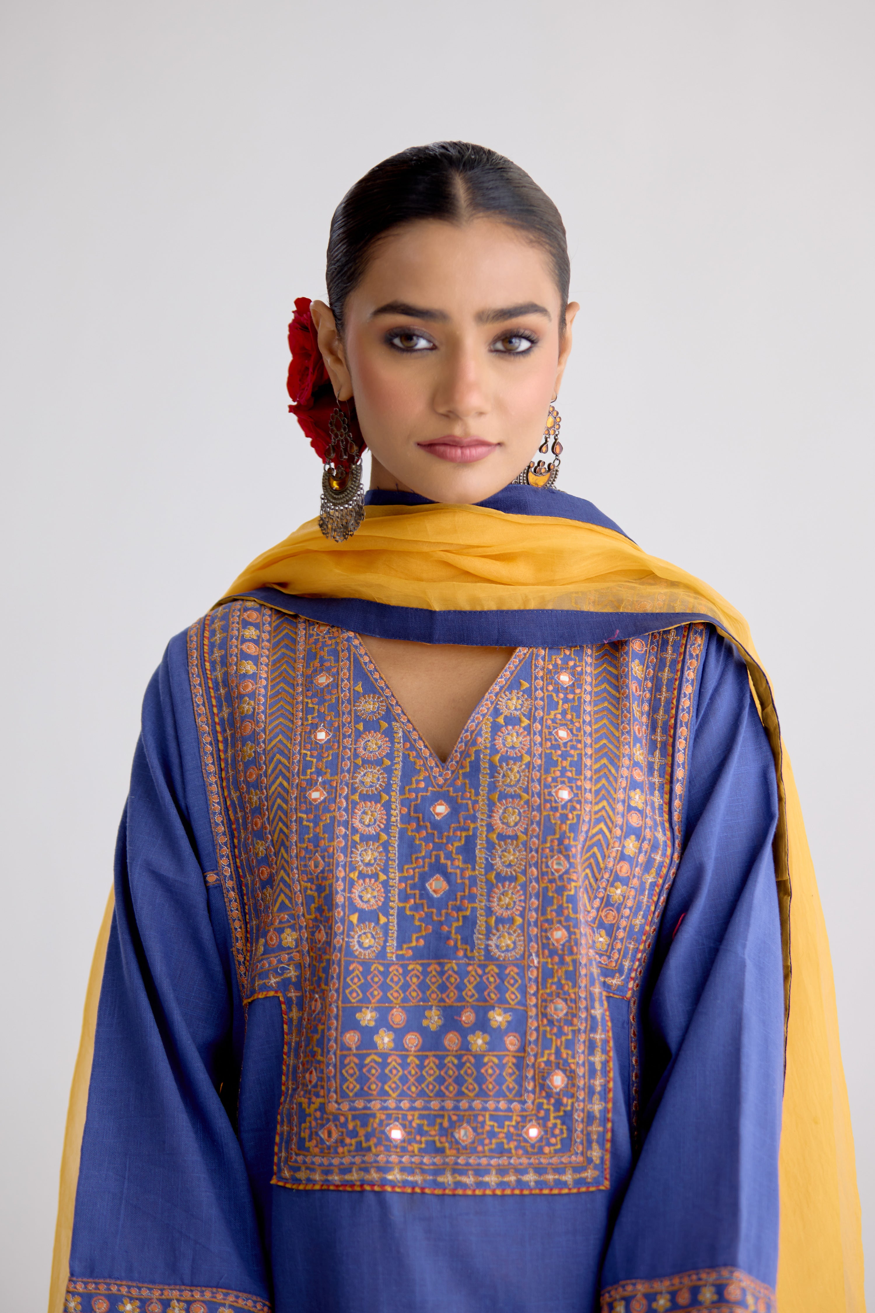 Tulsi Dupatta Mustard (10105523503403)