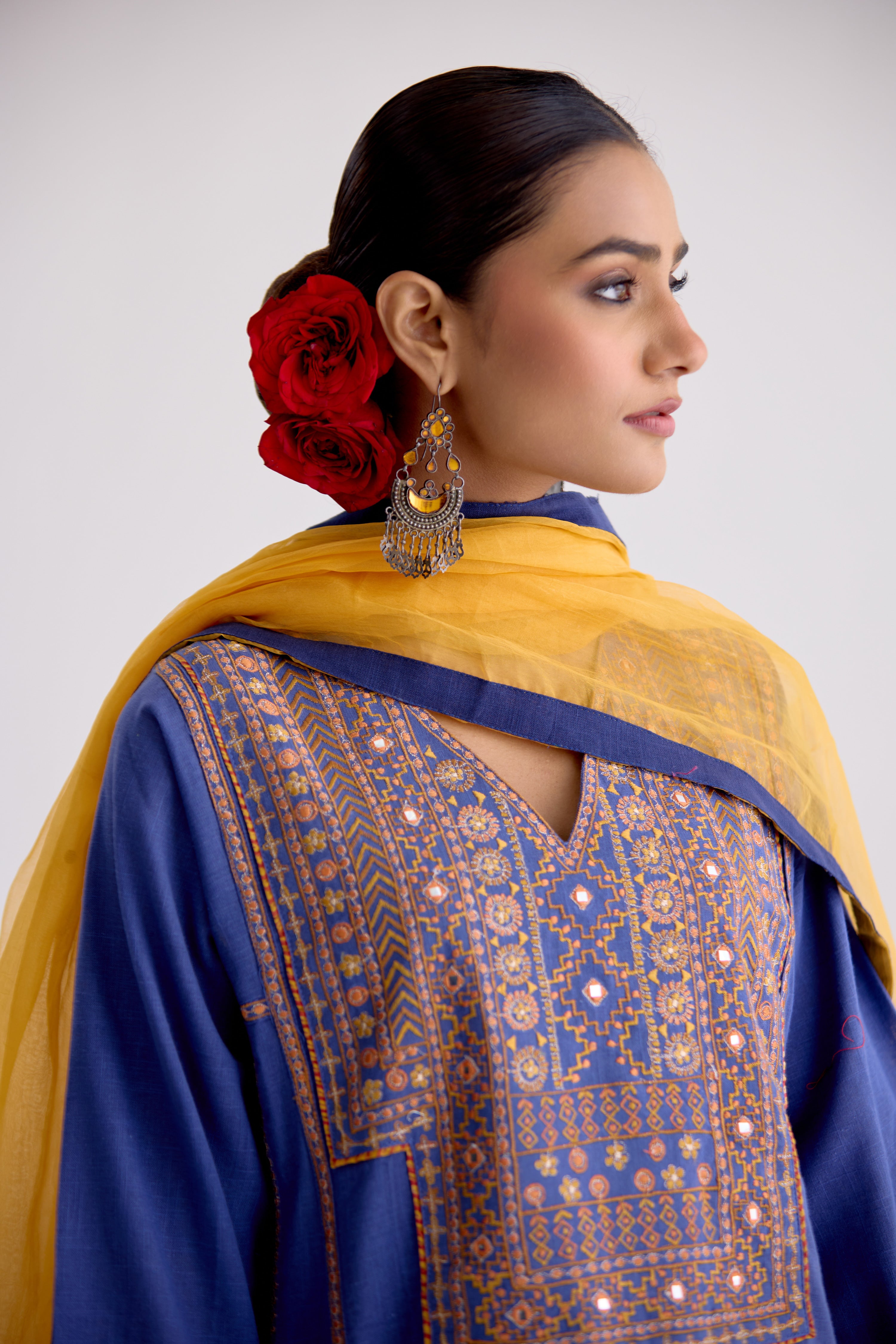 Tulsi Dupatta Mustard (10105523503403)