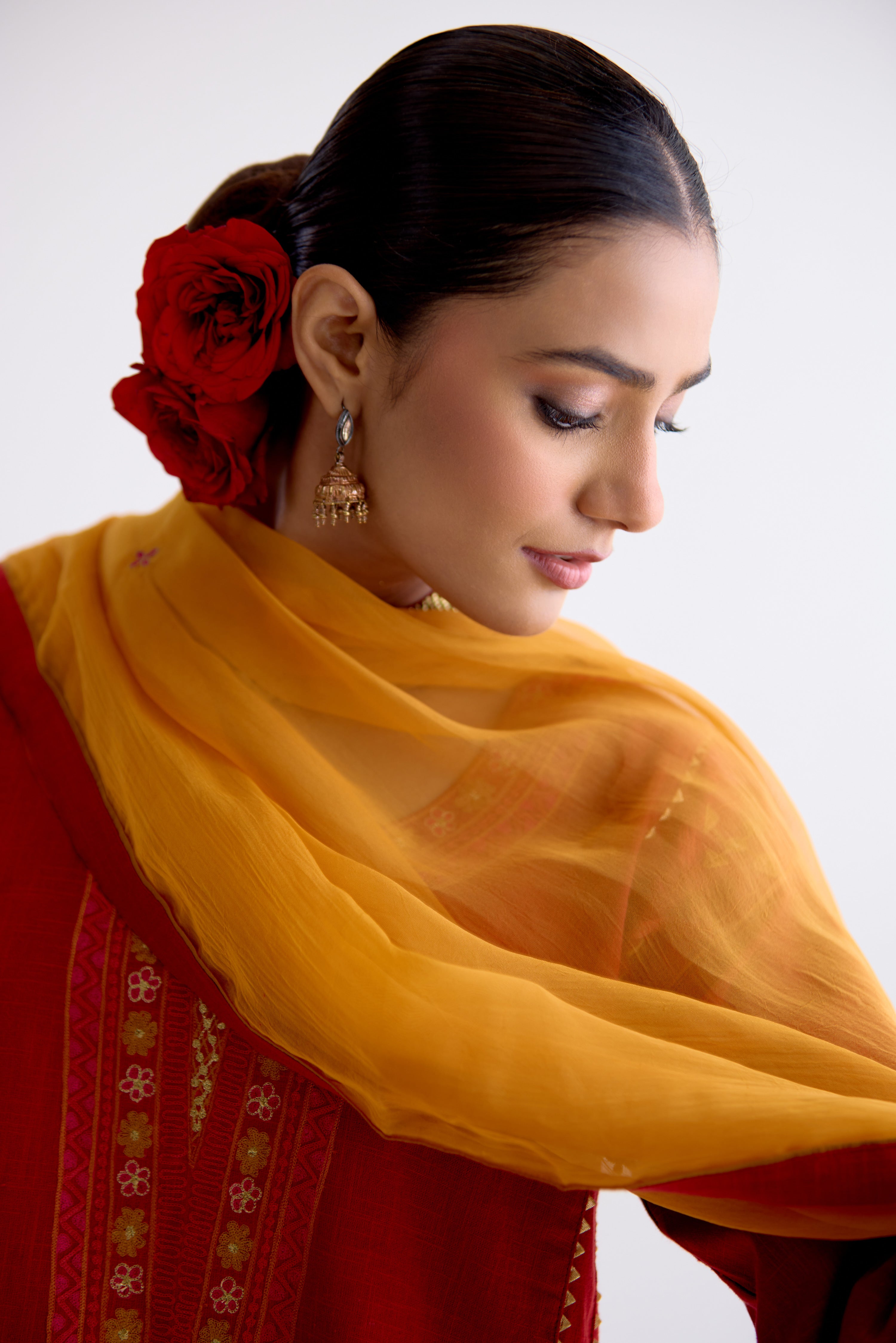 Tulsi Dupatta Mustard (10106099138859)