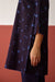Juno Cotton Bandhej Hand Block Printed Tunic Dark Blue (10083739369771)