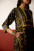 Adya Cotton Printed Kurta Black Mustard (10075322482987)