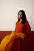 Neera Cotton Bandhej Hand Block Printed Kurta Dark Orange (10083709059371)