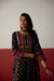 Adya Cotton Hand Block Printed Ajrakh Kurta Black (10081041547563)