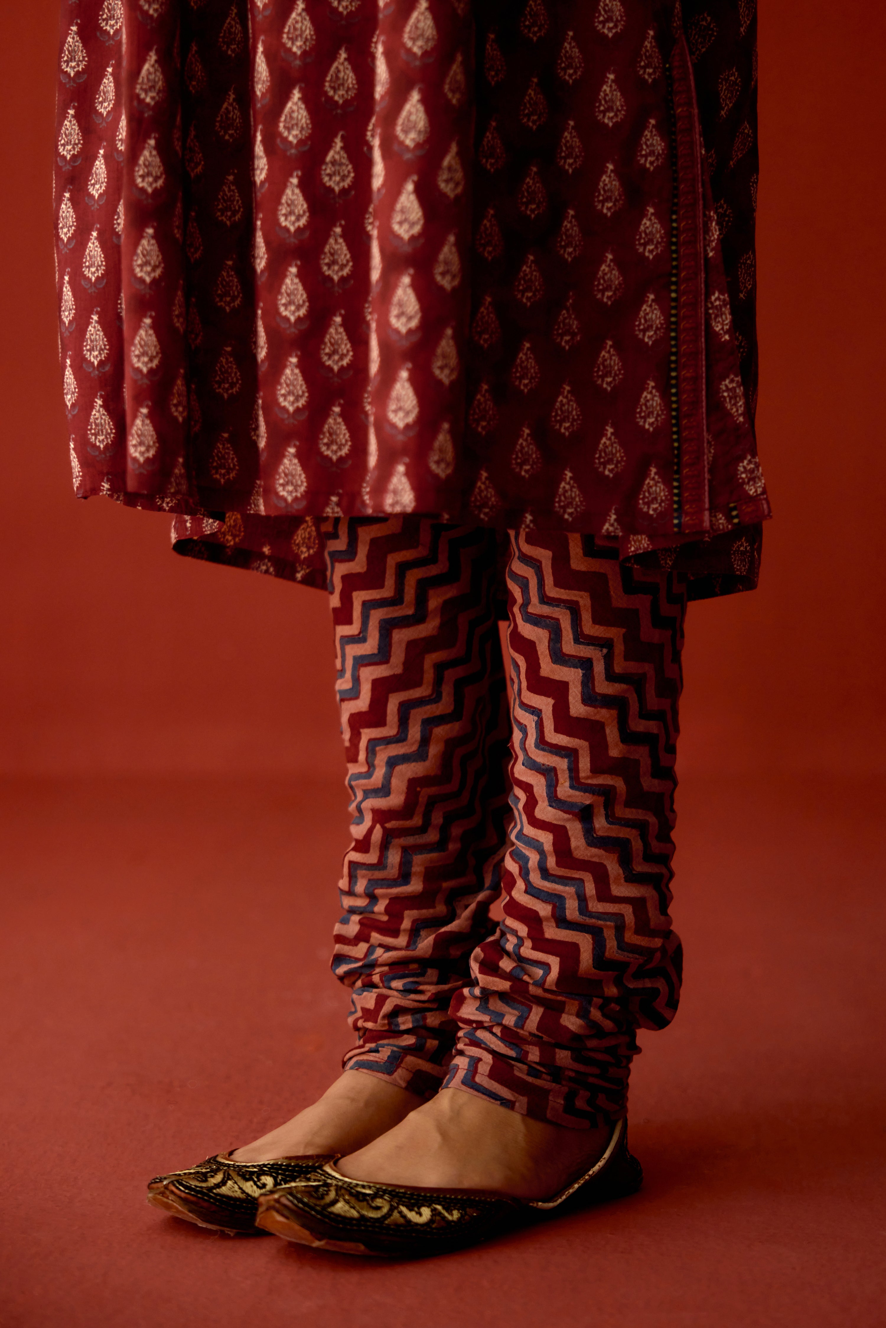 Rozana Bottom Maroon Blue (10083215704363)