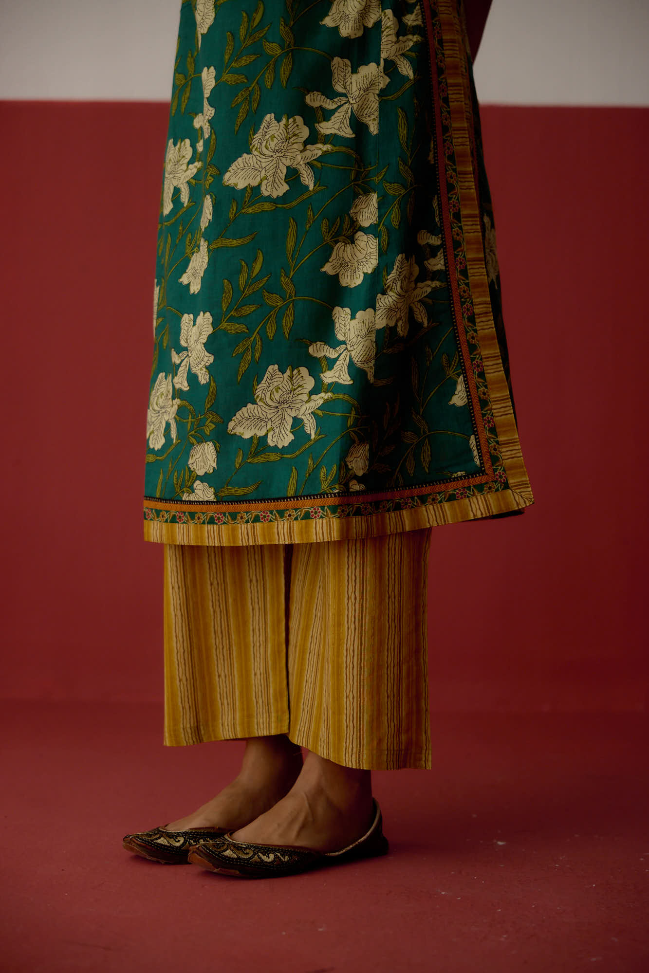 Rozana Pant Off White Mustard (10082827927851)