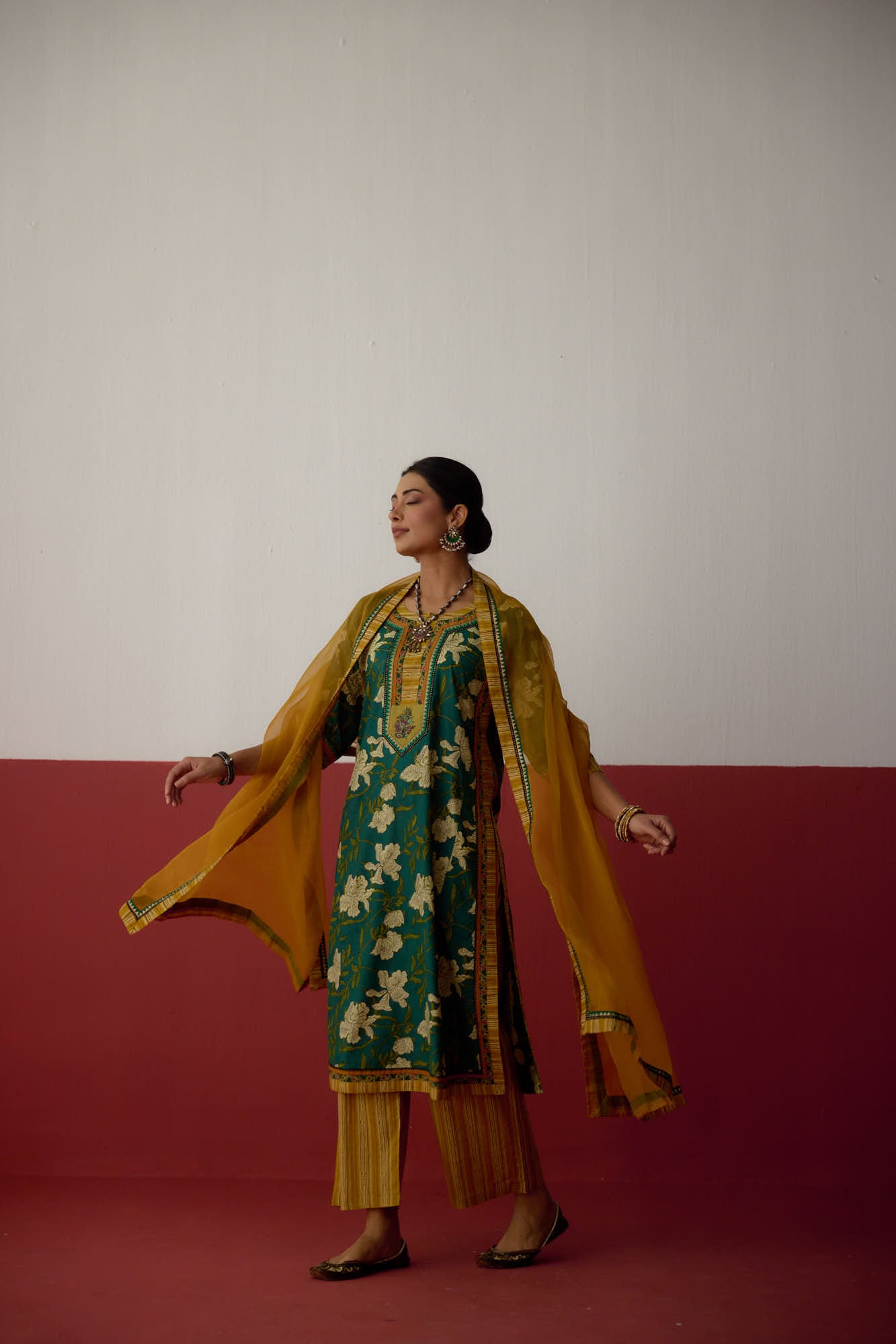 Medh Dupatta Mustard (10082831302955)