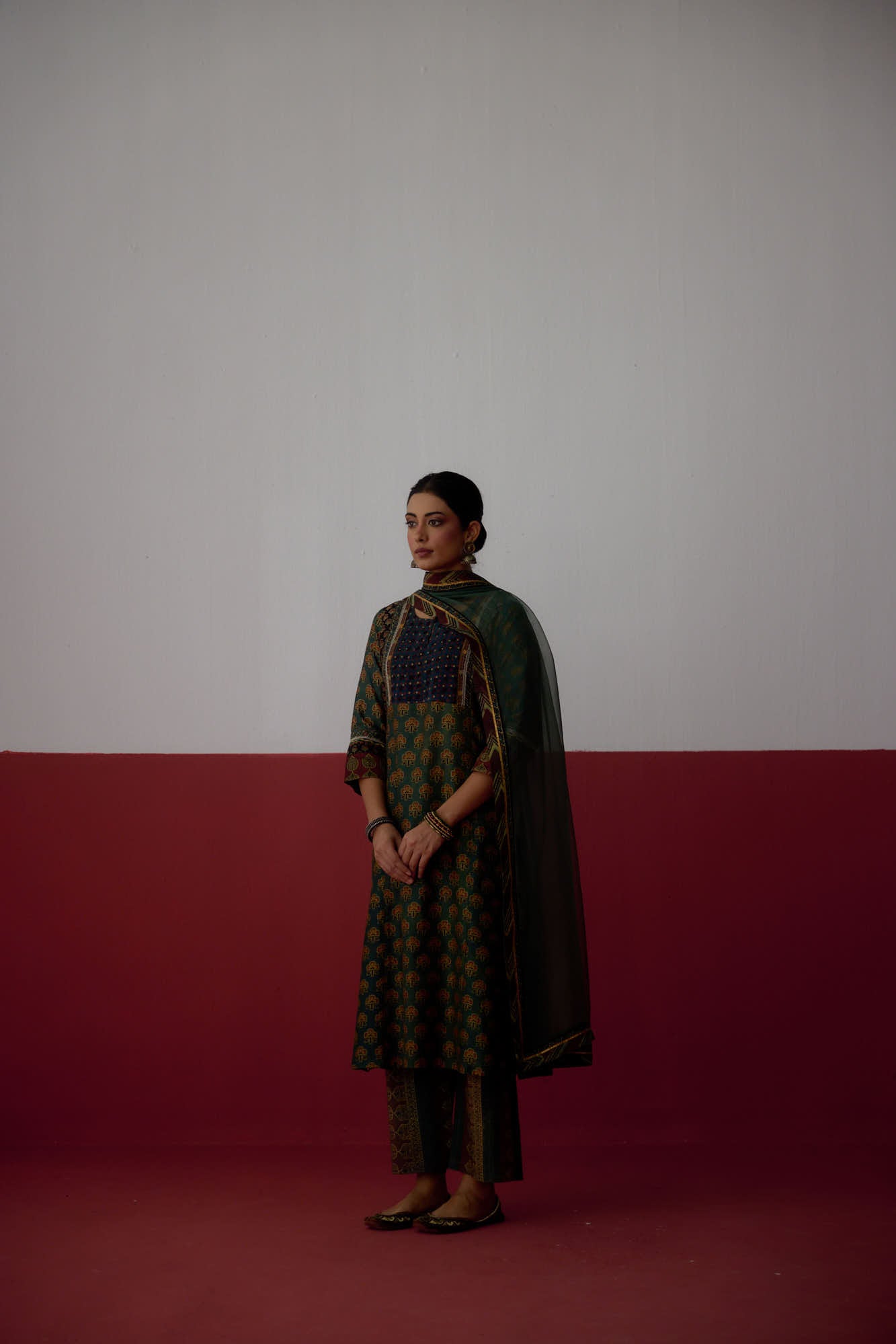 Medh Dupatta Green (10081748549931)