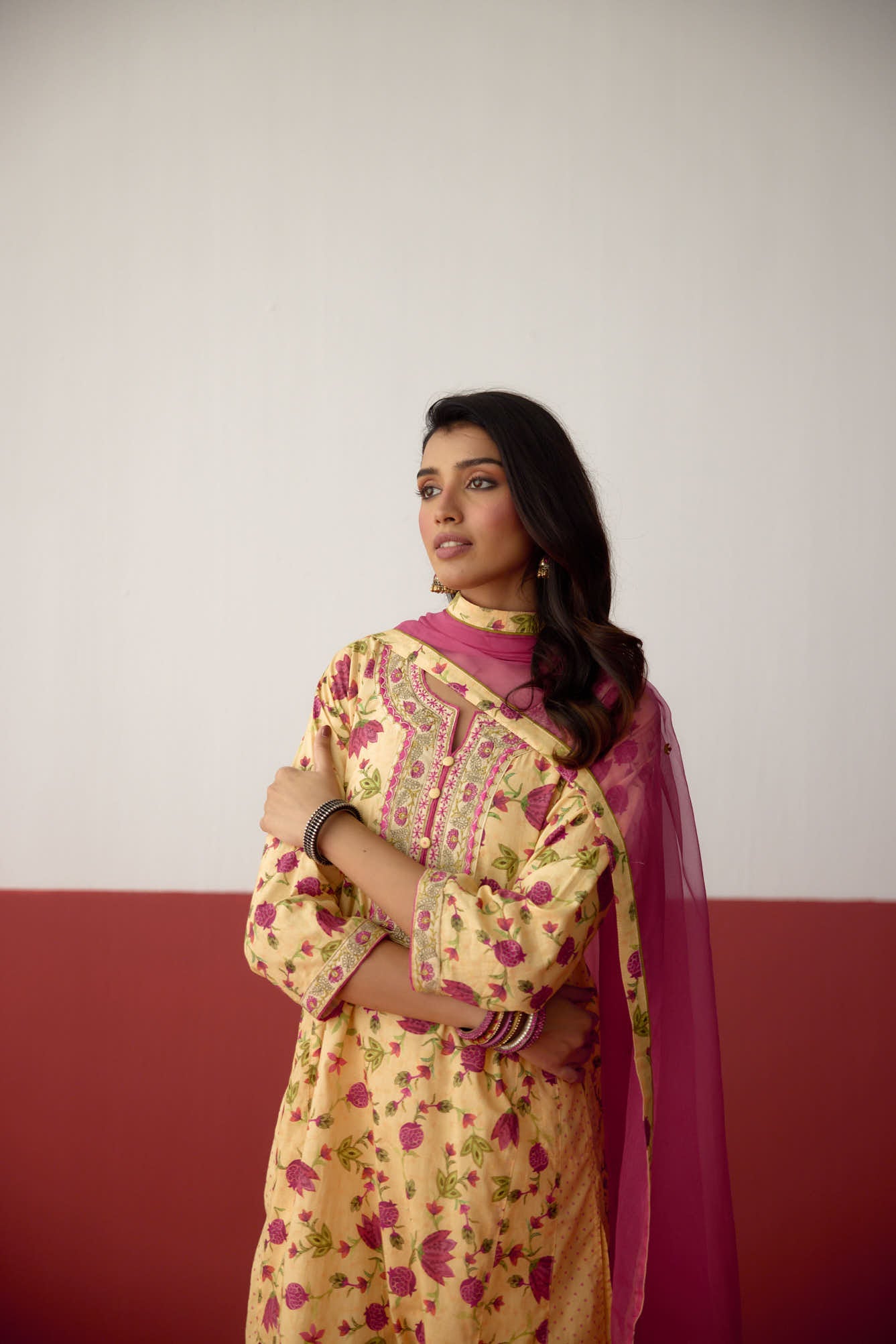 Tulsi Dupatta Pink (10083419980075)