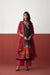 Nargis Angrakha Anarkali Cotton Printed Kurta Black (10083248800043)