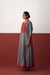 Rozana Cotton Printed Caftan Blue-Grey (10083276456235)