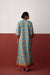 Rozana Cotton Slub Printed Caftan Light Green Blue (10083272261931)