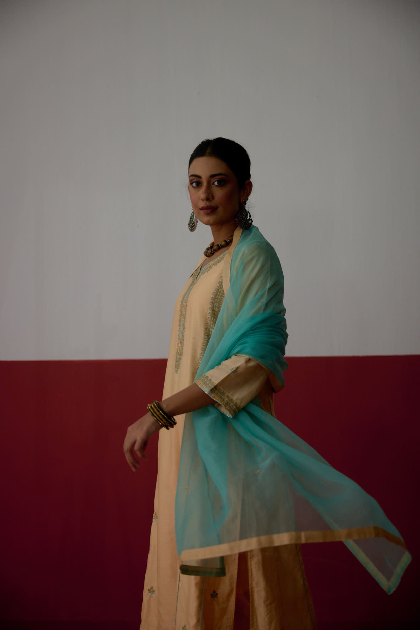 Tulsi Dupatta Turquoise Blue (10083428008235)