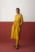 Meera Chanderi Embroidered Kurta Ochre Yellow (10083634446635)