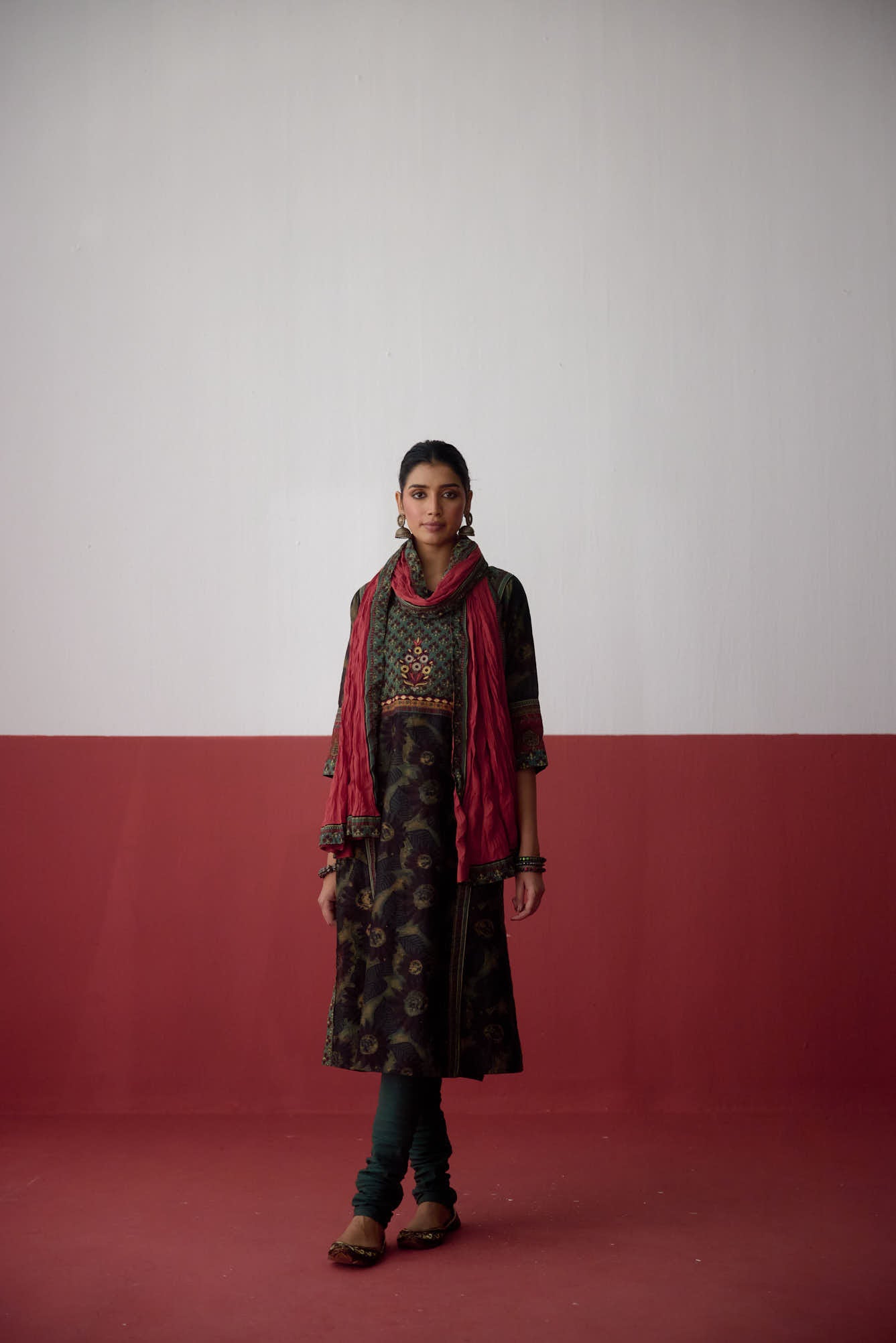 Rozana Dupatta Maroon (10083756179755)