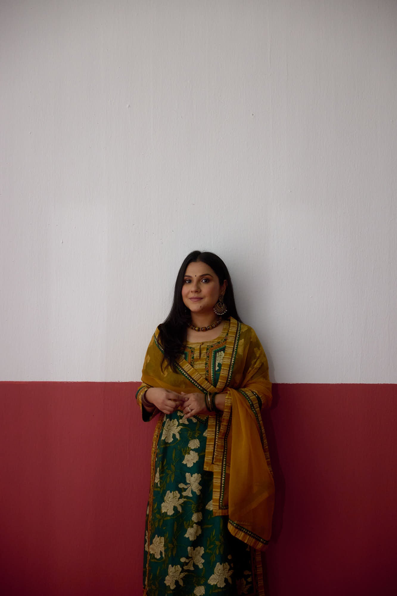 Anu Cotton Printed Kurta Green (10082827141419)