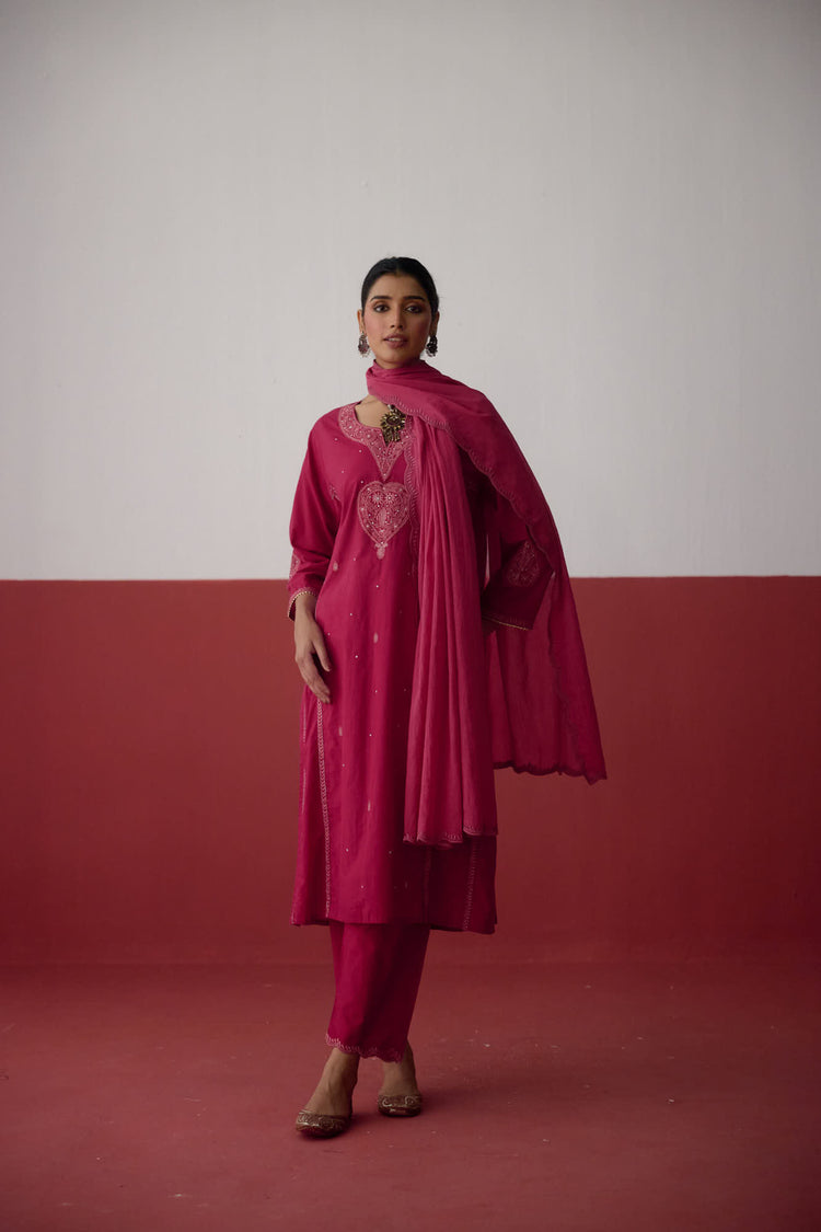 Tulsi Cotton Dupatta Pink (10083416998187)