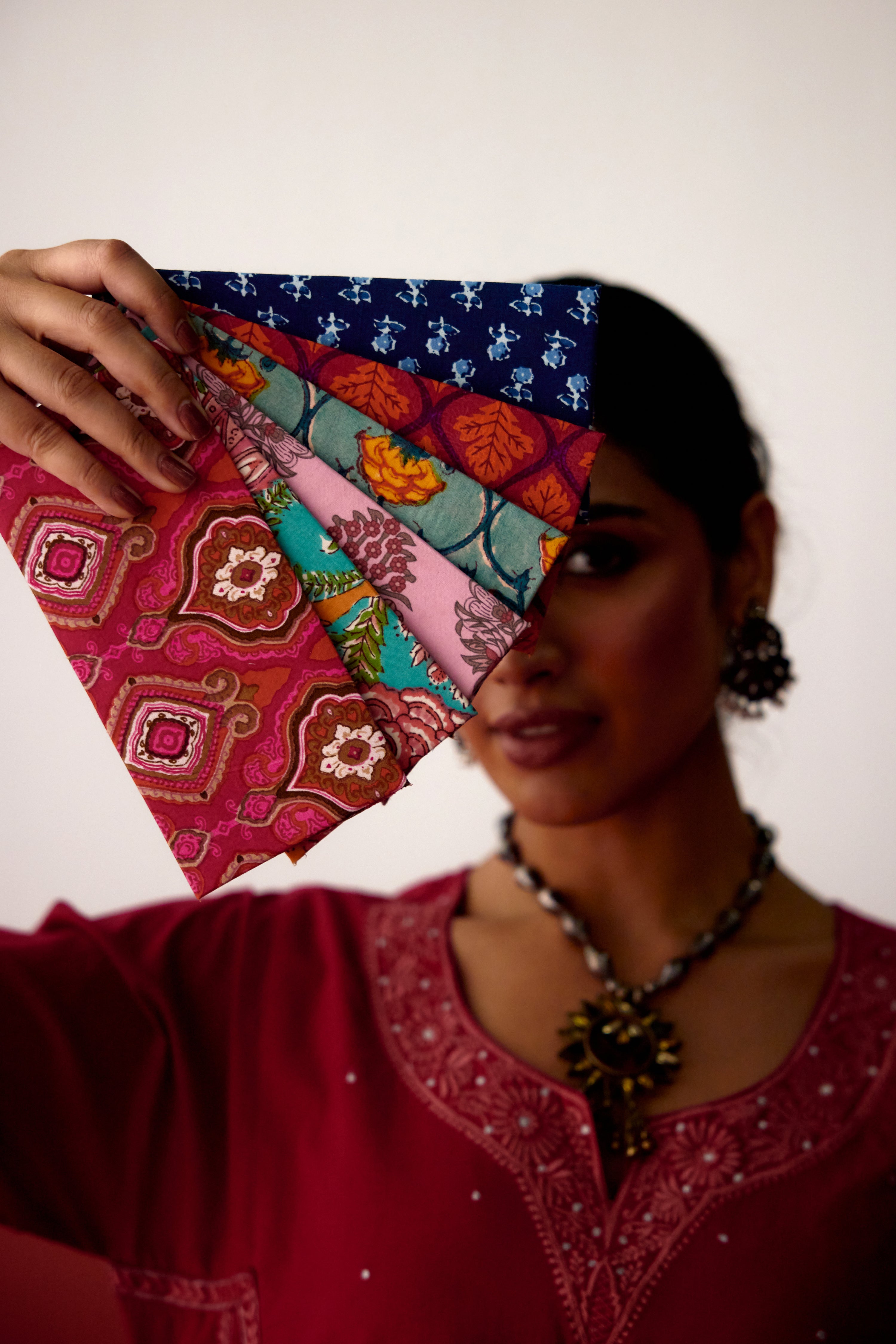 Fabric Printed Envelopes Mixed (Set of 3) (10083447144747)