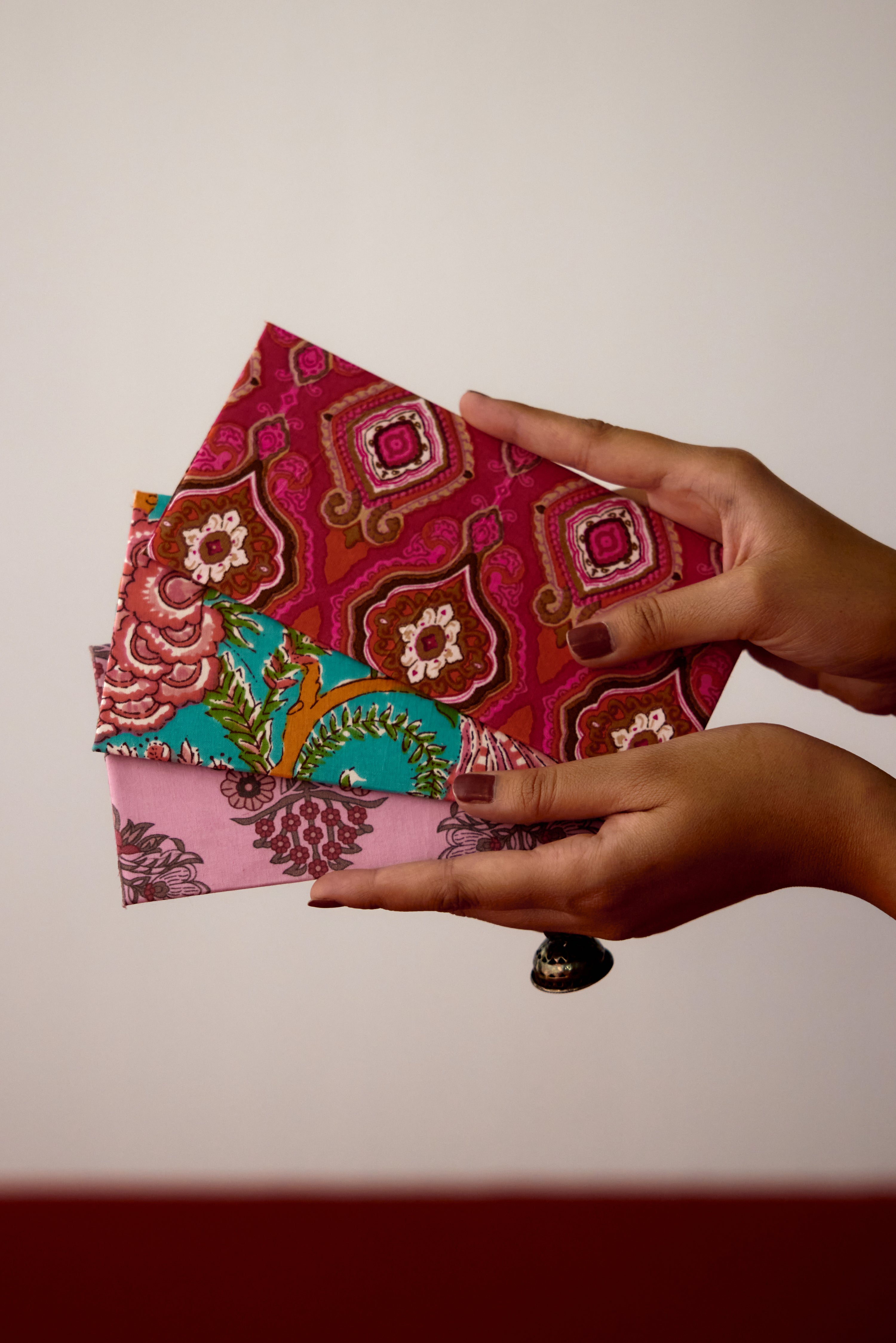 Fabric Printed Envelopes Mixed (Set of 3) (10083449110827)