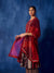 Rozana Chiffon Dupatta Maroon Orange (8913738301739)