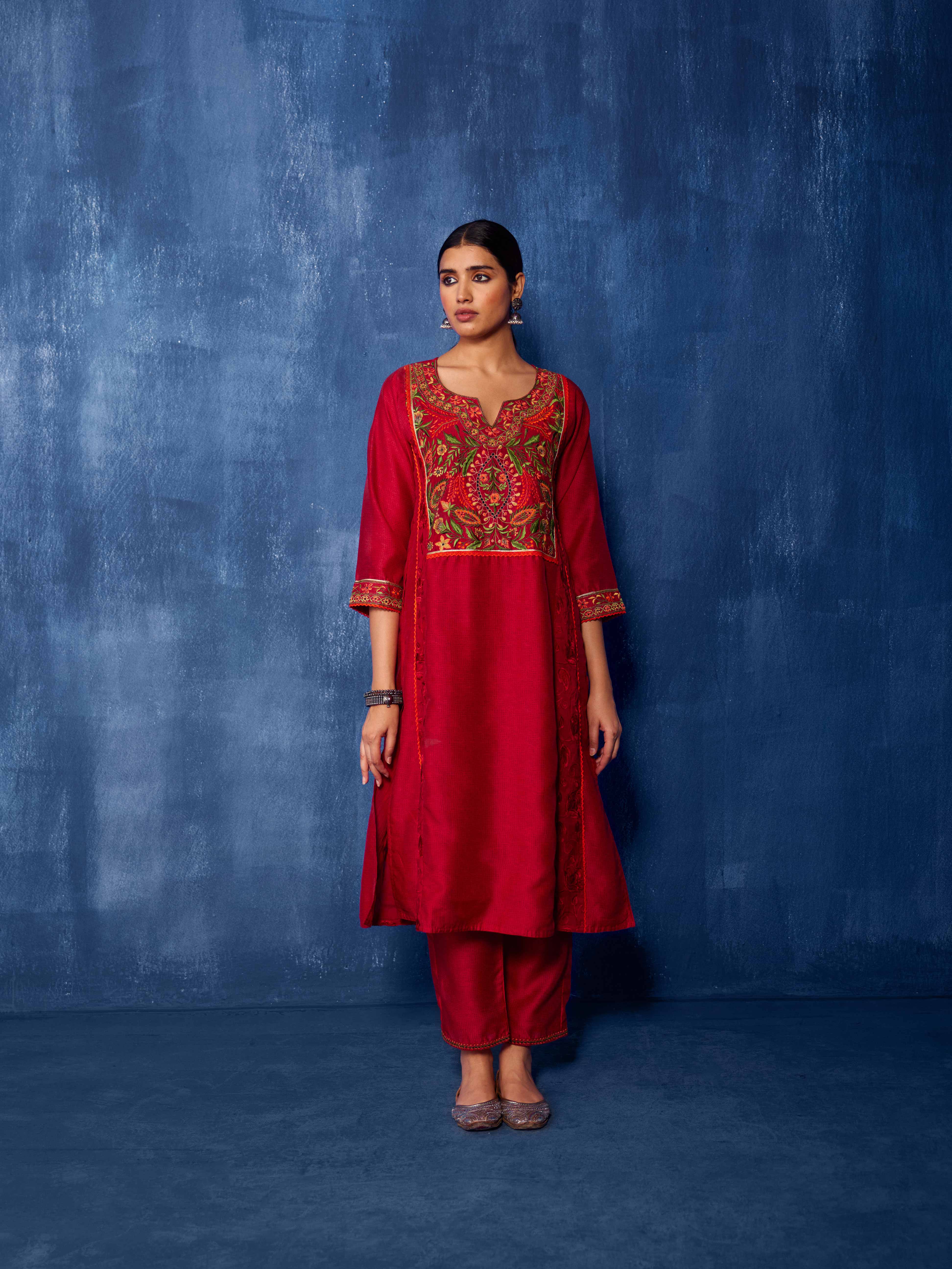 Tulsi Kurta Maroon (8912728195371)