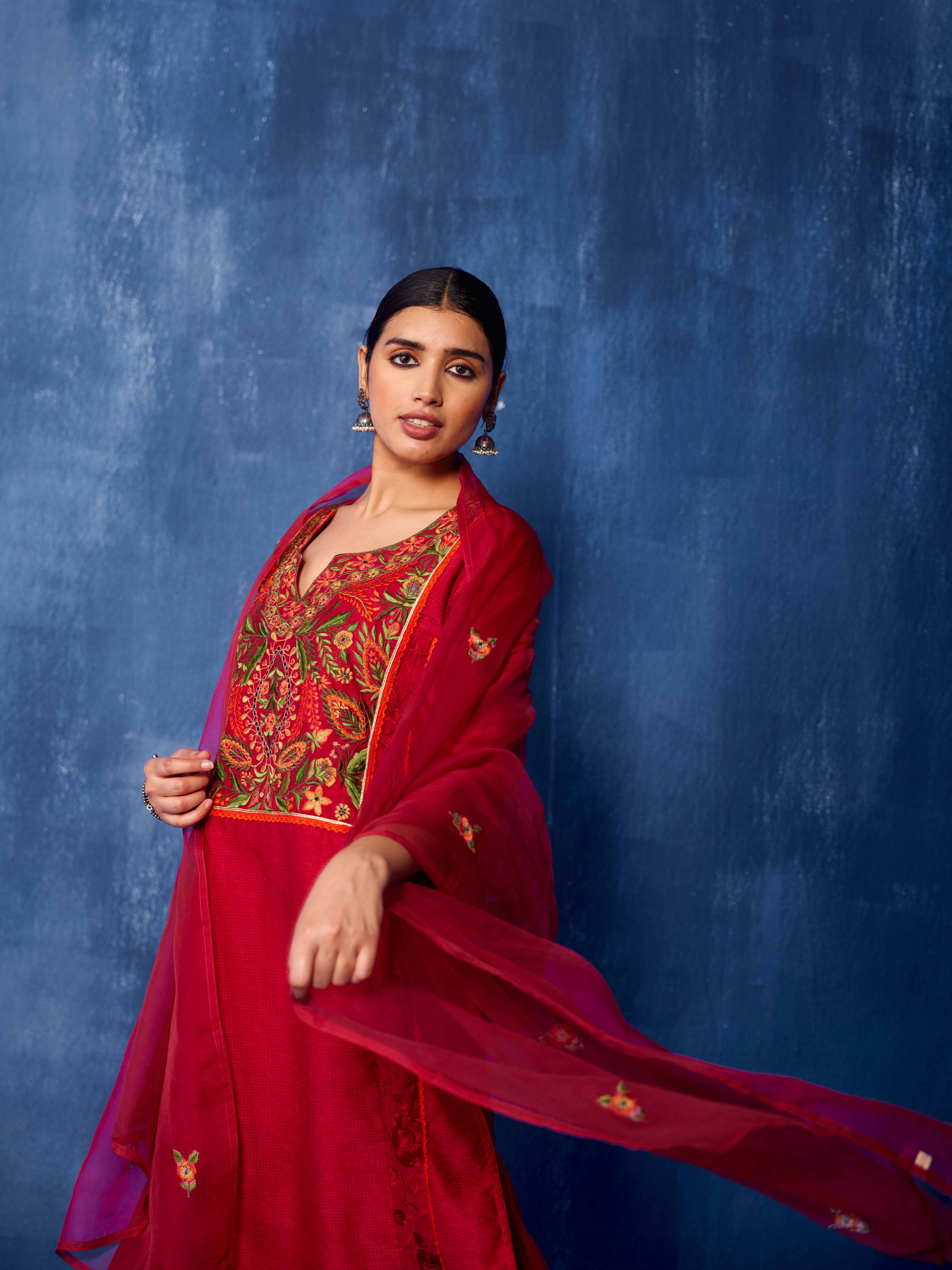 Tulsi Kurta Maroon (8912728195371)