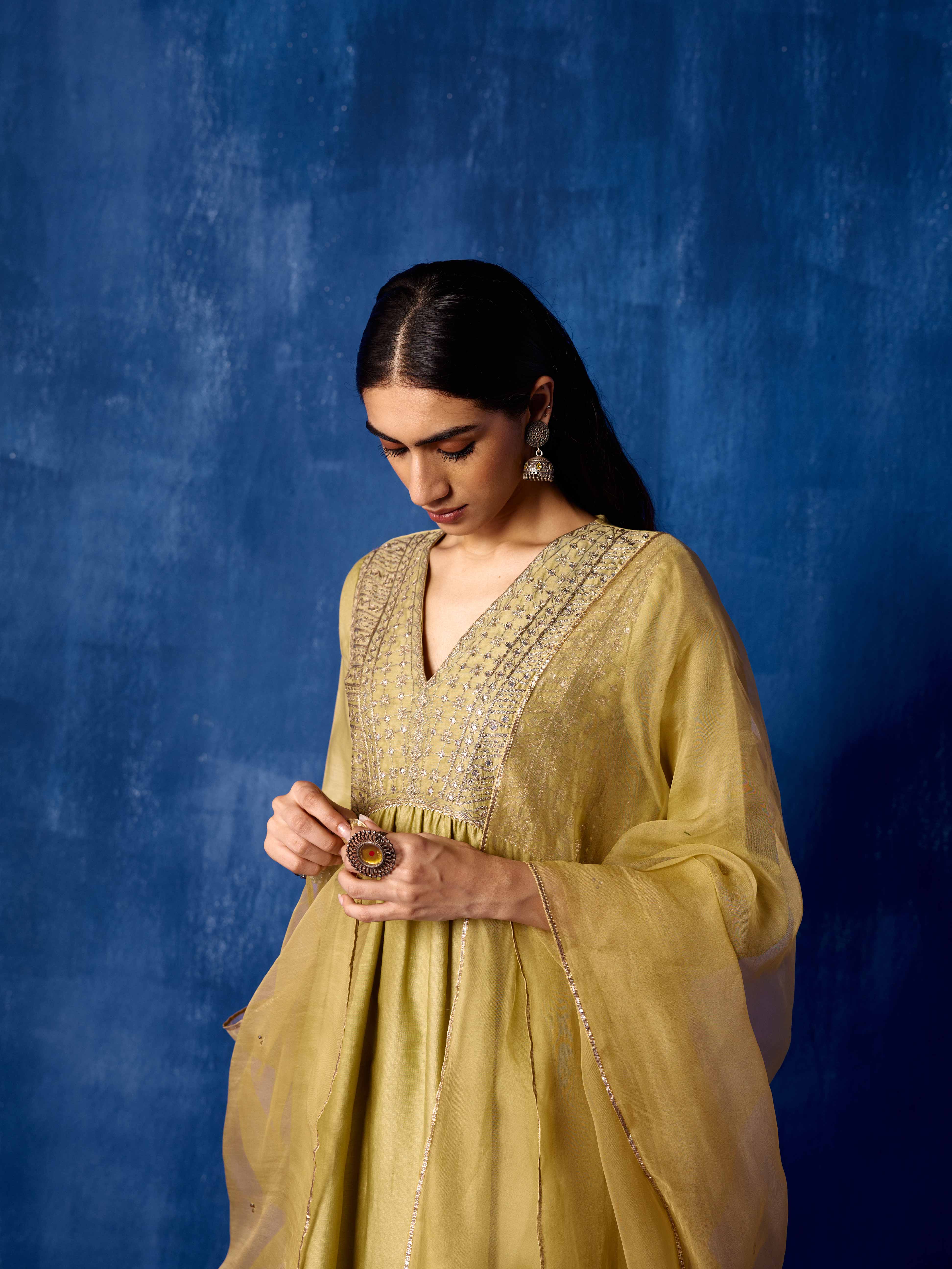 Soha Kurta Pista Green (8912730652971)